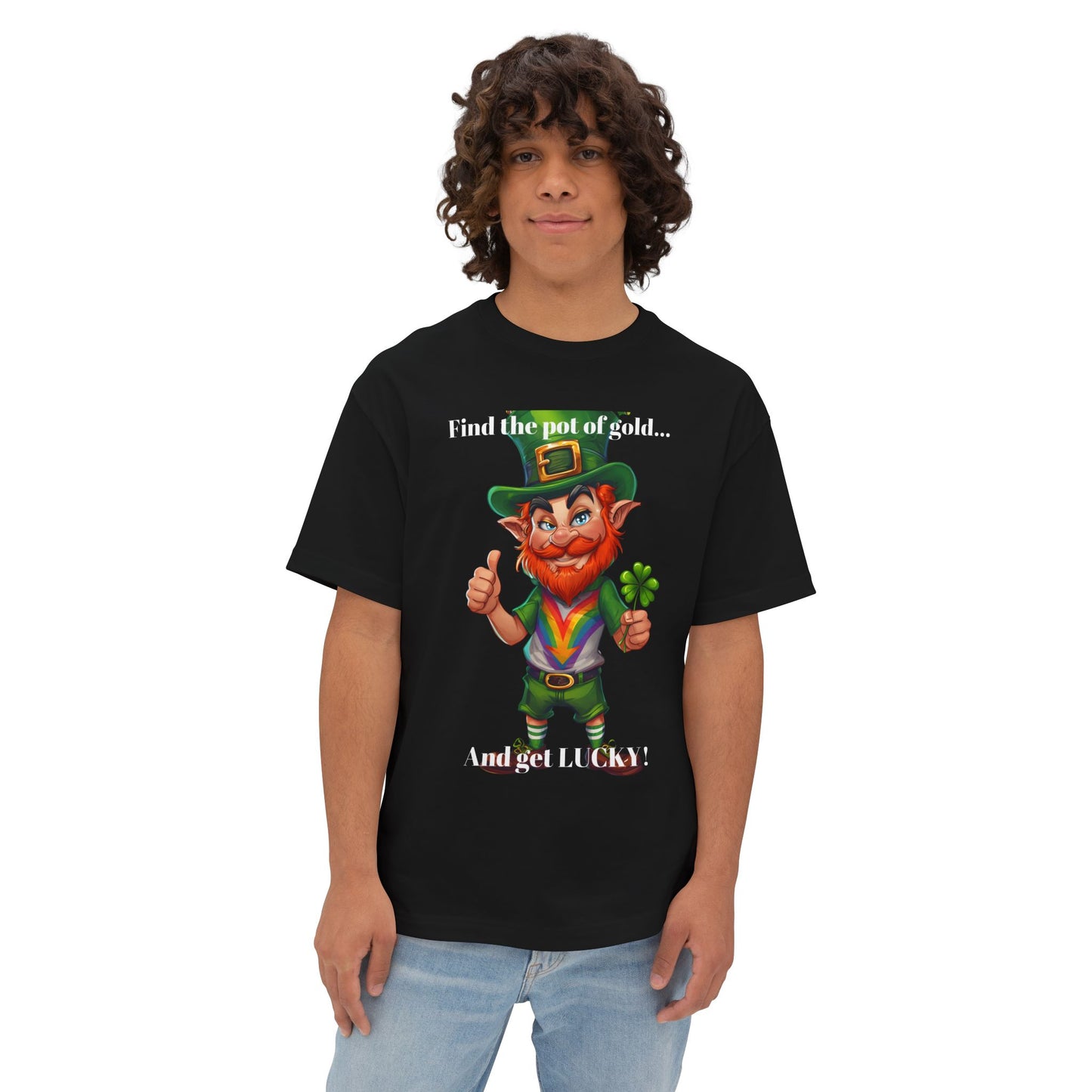 Get Lucky M Unisex Tee - Oversized Boxy Fit