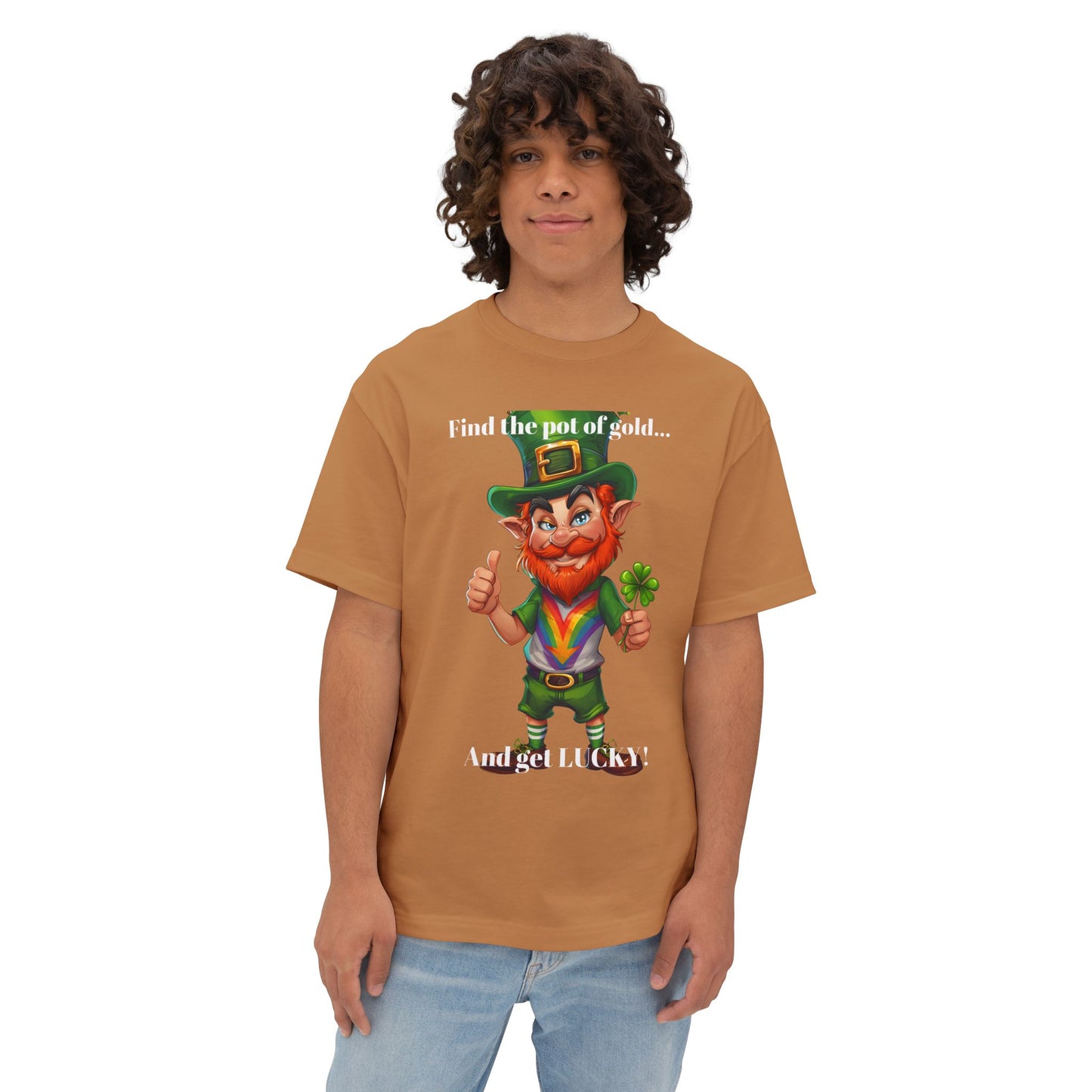 Get Lucky M Unisex Tee - Oversized Boxy Fit