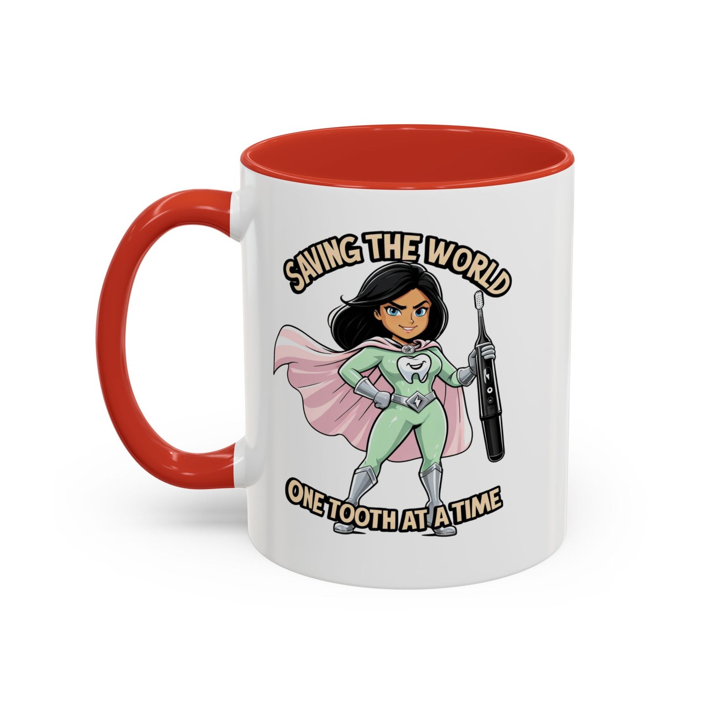 Super Smiles Defender - IW Accent Coffee Mug (11oz)