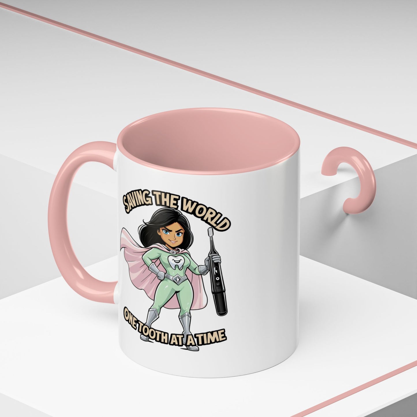 Super Smiles Defender - IW Accent Coffee Mug (11oz)