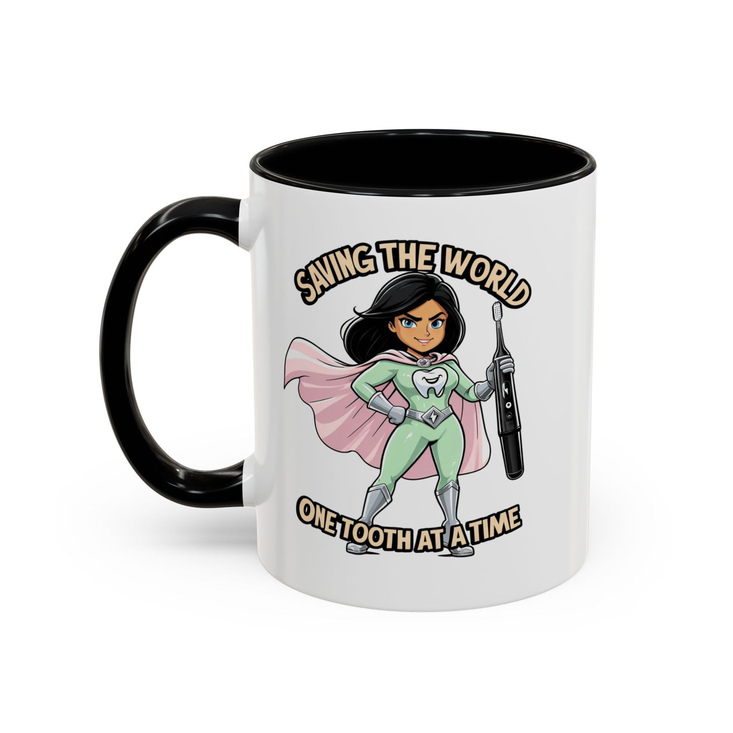 Super Smiles Defender - IW Accent Coffee Mug (11oz)