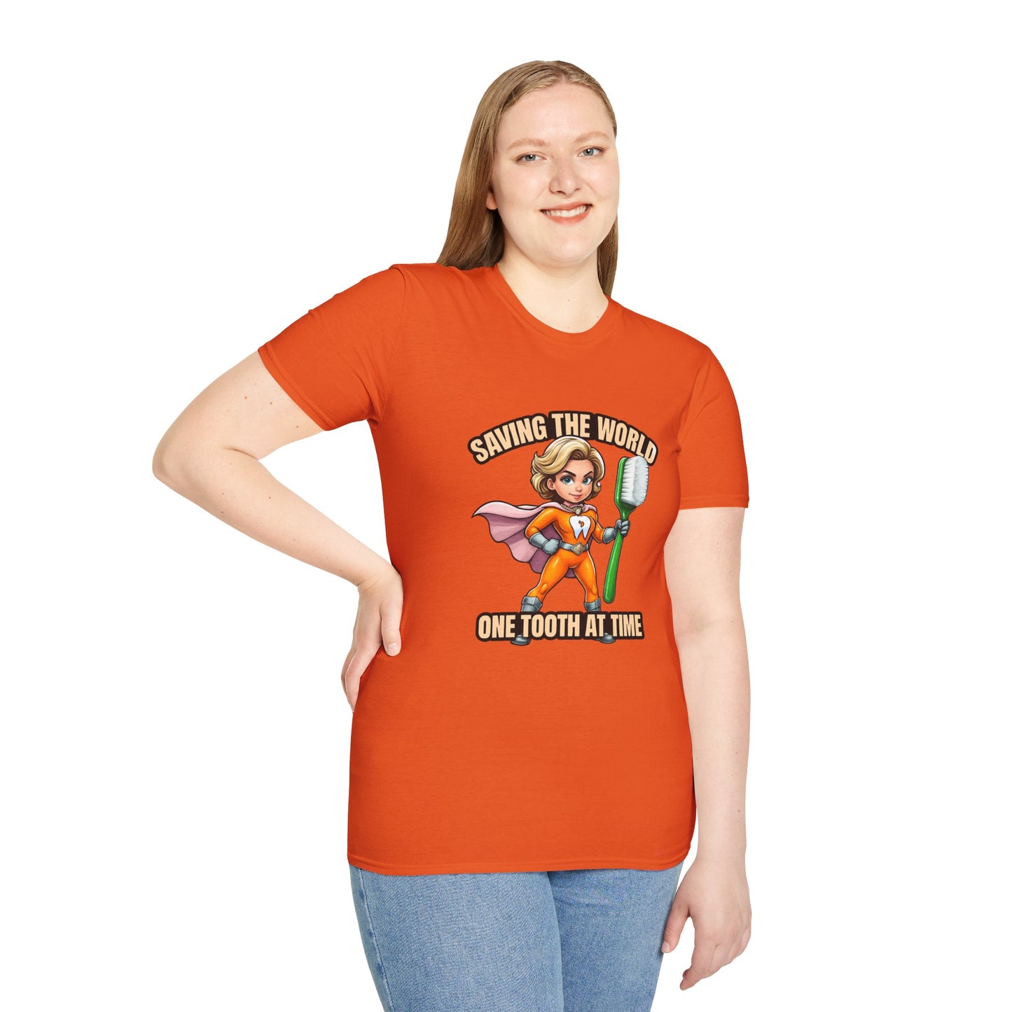 Super Smiles Defender - WW Unisex Softstyle T-Shirt