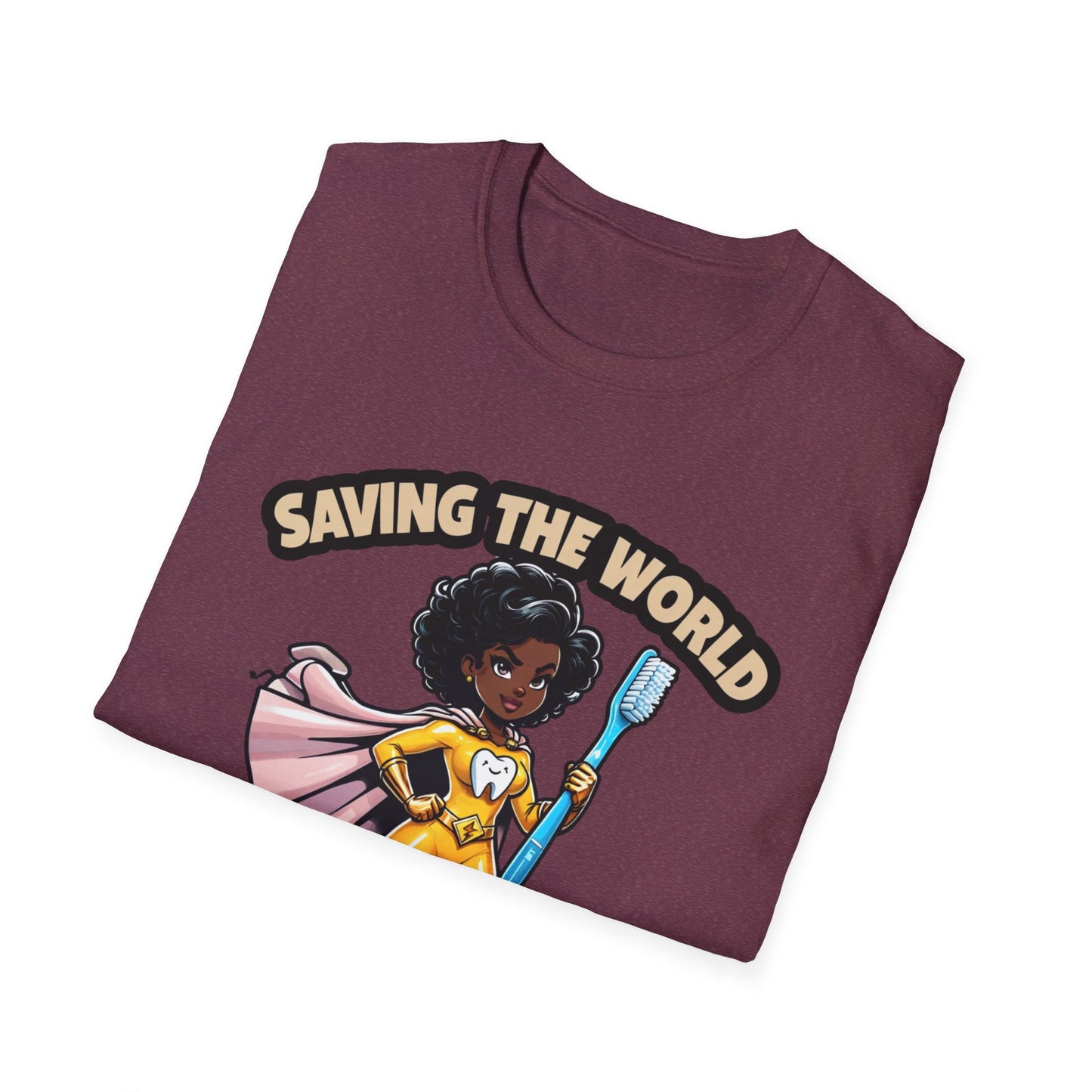 Super Smiles Defender - BW T-Shirt - Unisex Softstyle Tee