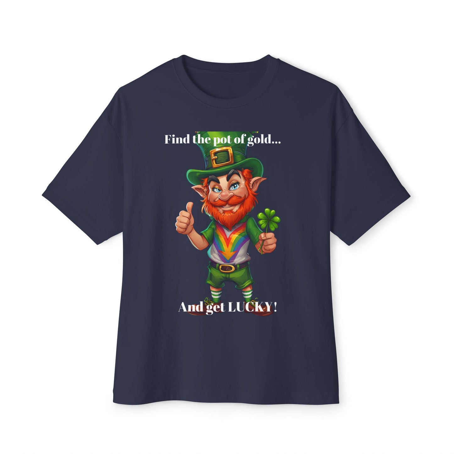 Get Lucky M Unisex Tee - Oversized Boxy Fit