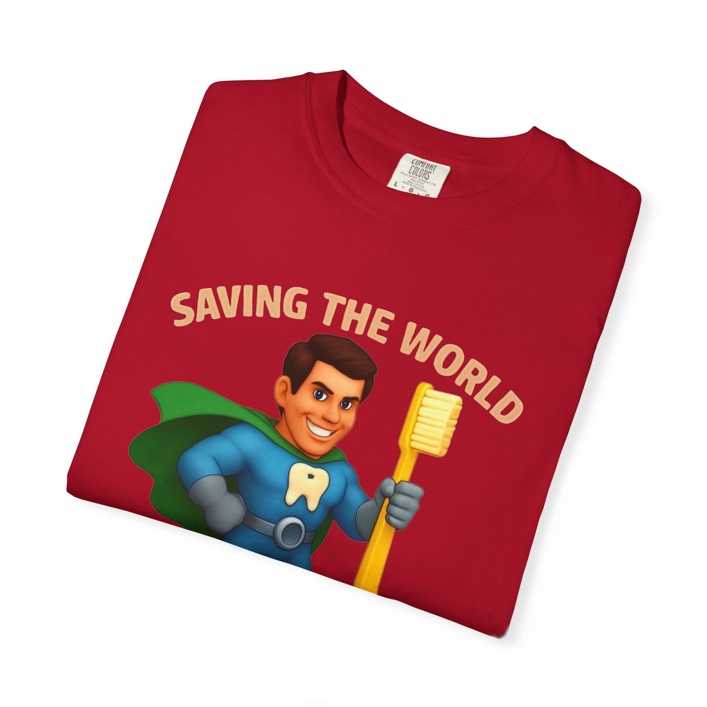 Super Smiles Defender - WM Unisex Garment-Dyed T-shirt