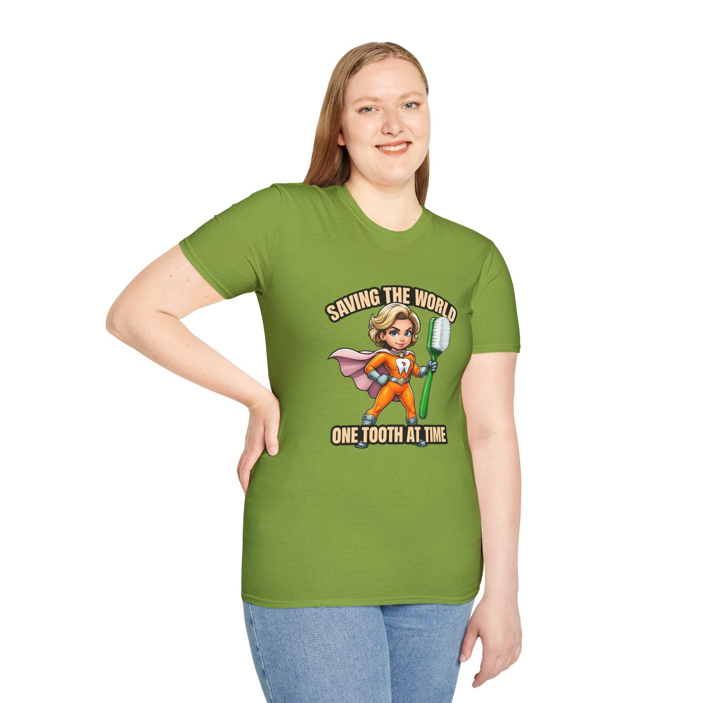 Super Smiles Defender - WW Unisex Softstyle T-Shirt