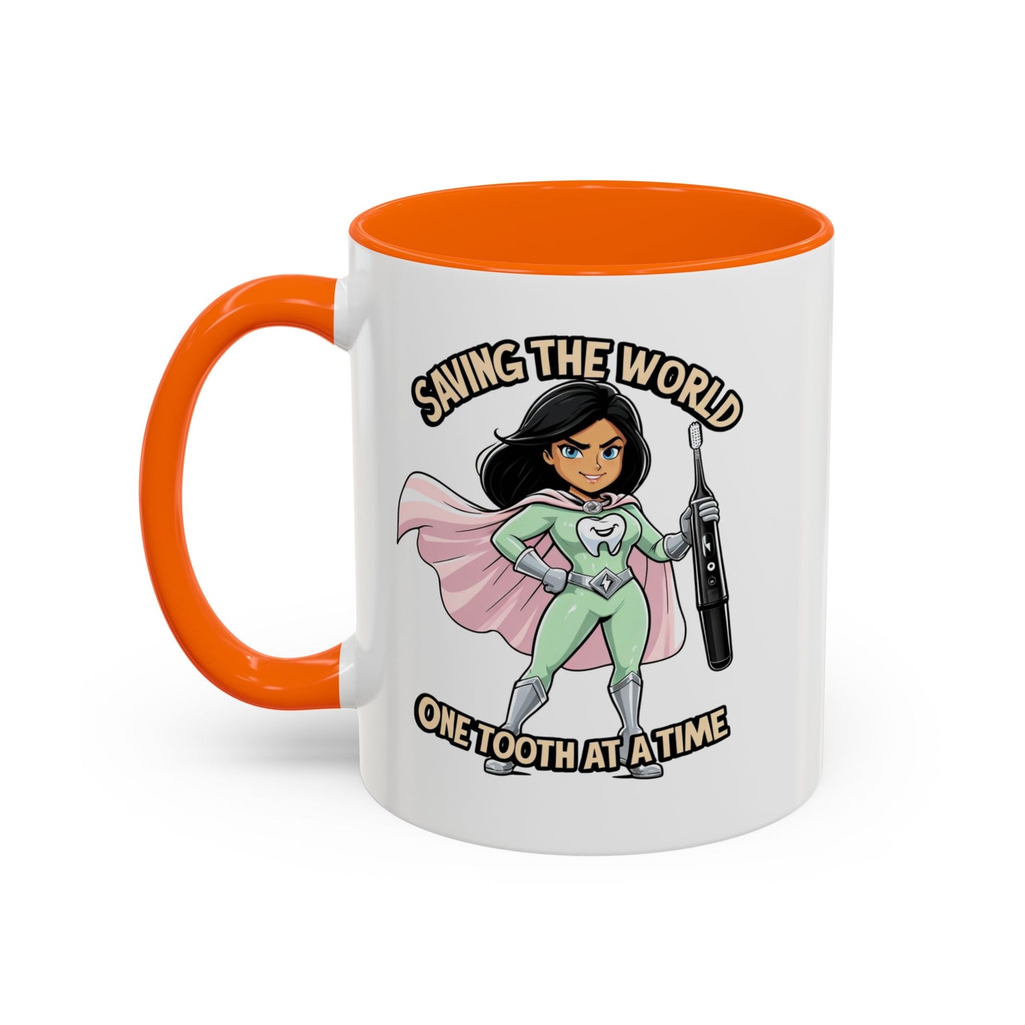 Super Smiles Defender - IW Accent Coffee Mug (11oz)