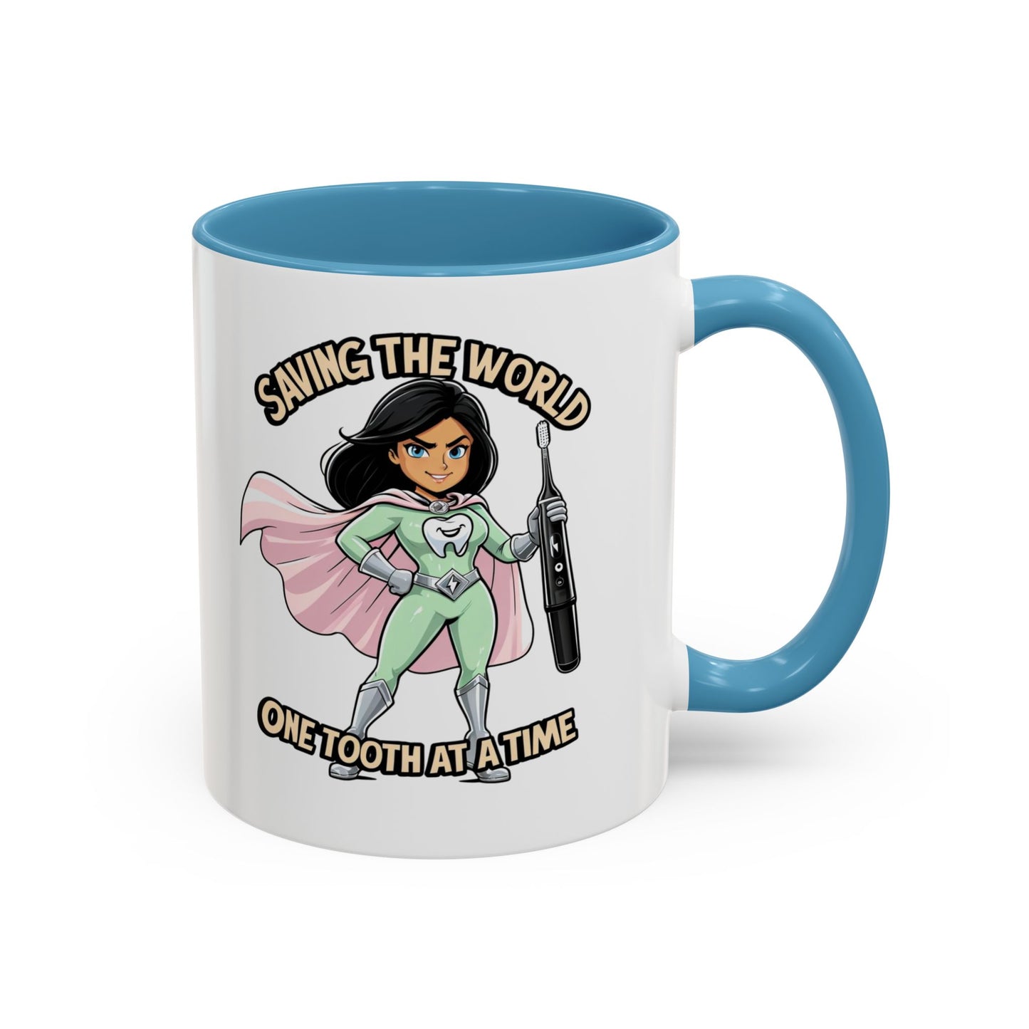 Super Smiles Defender - IW Accent Coffee Mug (11oz)