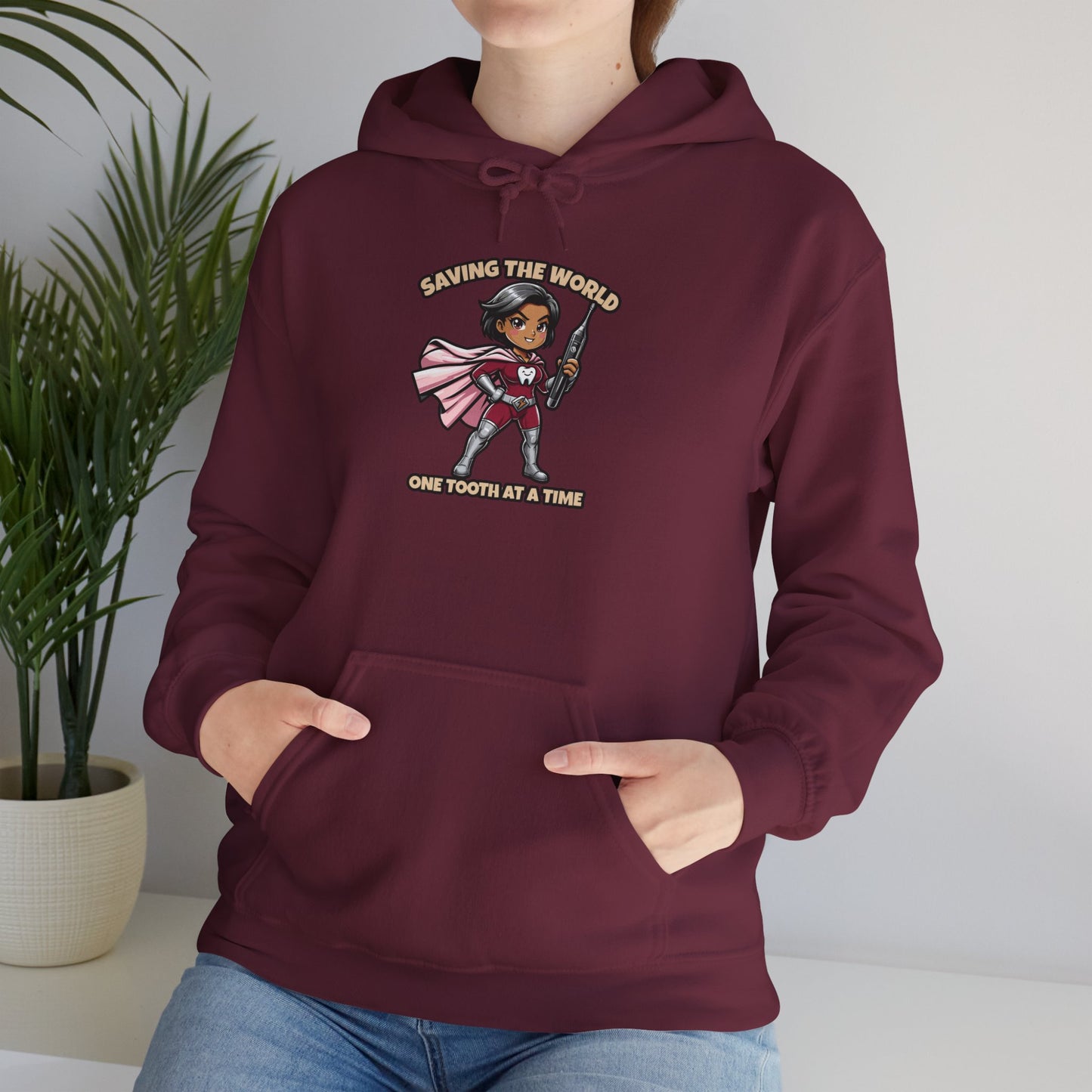 Super Smiles Defender - AW Unisex Heavy Blend™ Hooded Sweatshirt