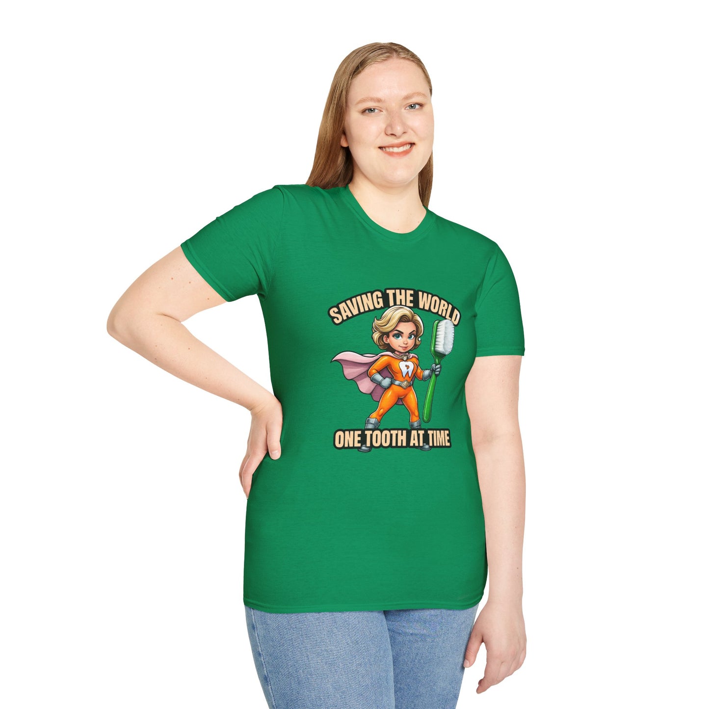 Super Smiles Defender - WW Unisex Softstyle T-Shirt