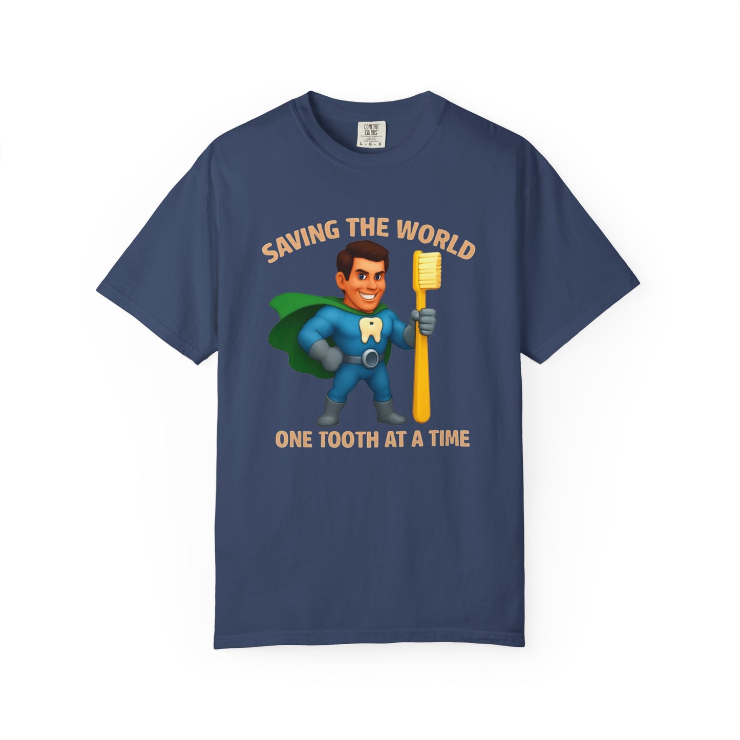 Super Smiles Defender - WM Unisex Garment-Dyed T-shirt