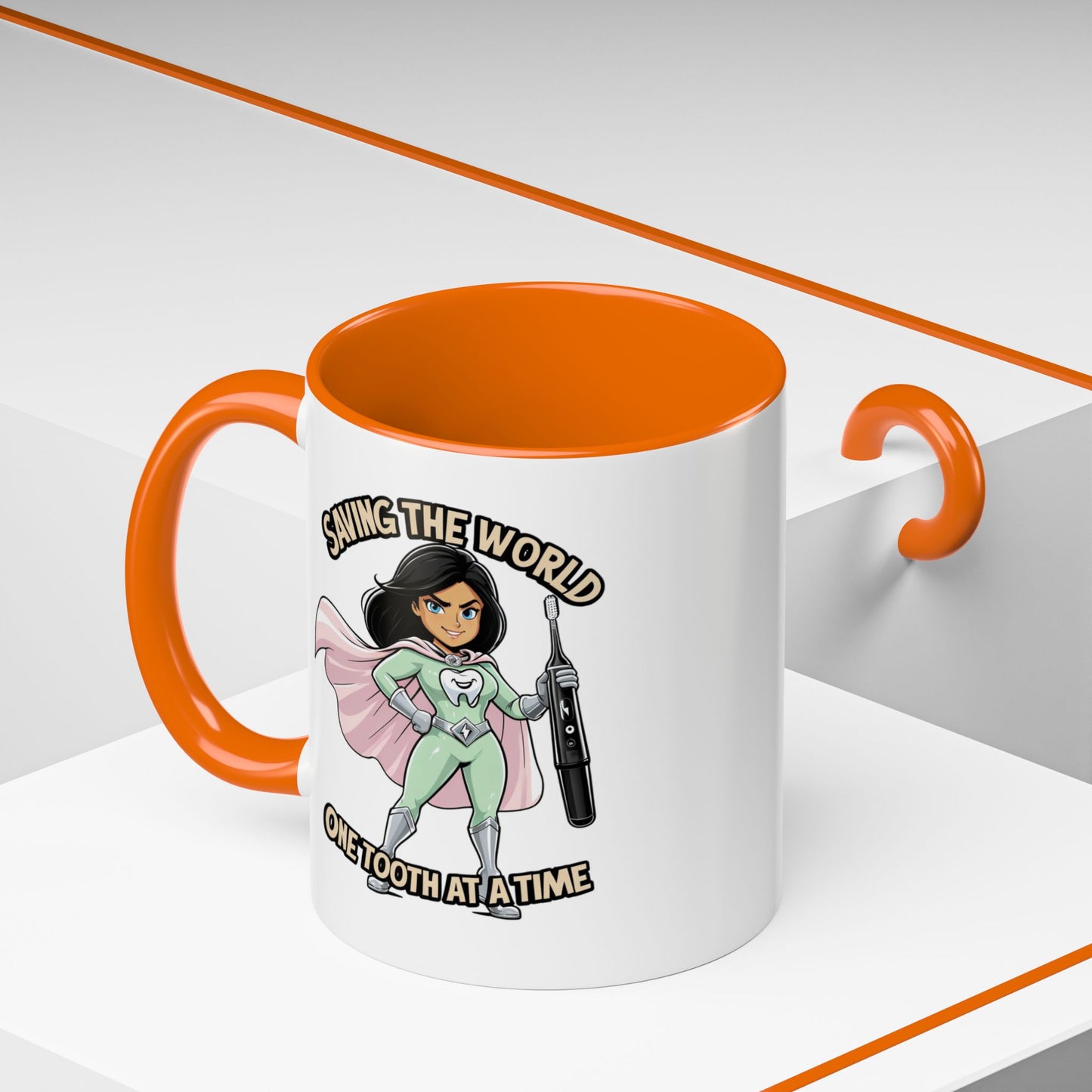 Super Smiles Defender - IW Accent Coffee Mug (11oz)
