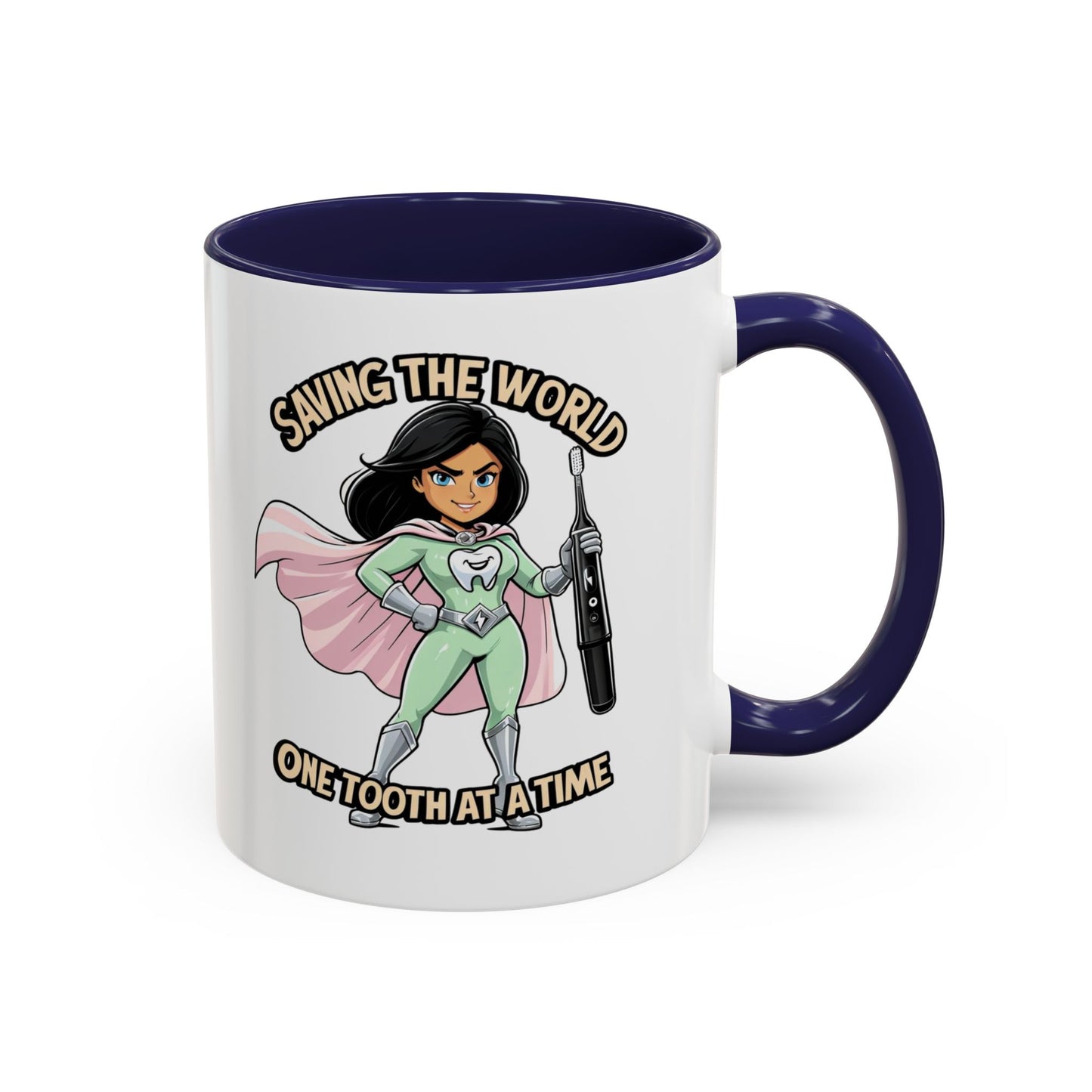 Super Smiles Defender - IW Accent Coffee Mug (11oz)