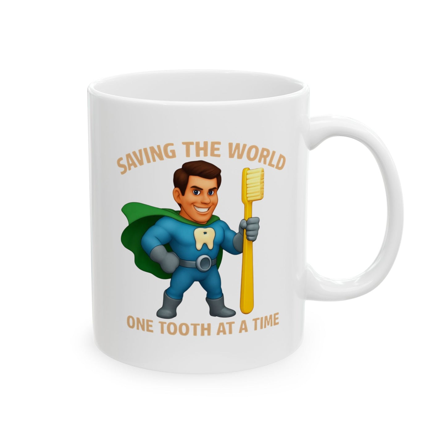 Super Smiles Defender - WM Ceramic Mug, (11oz)