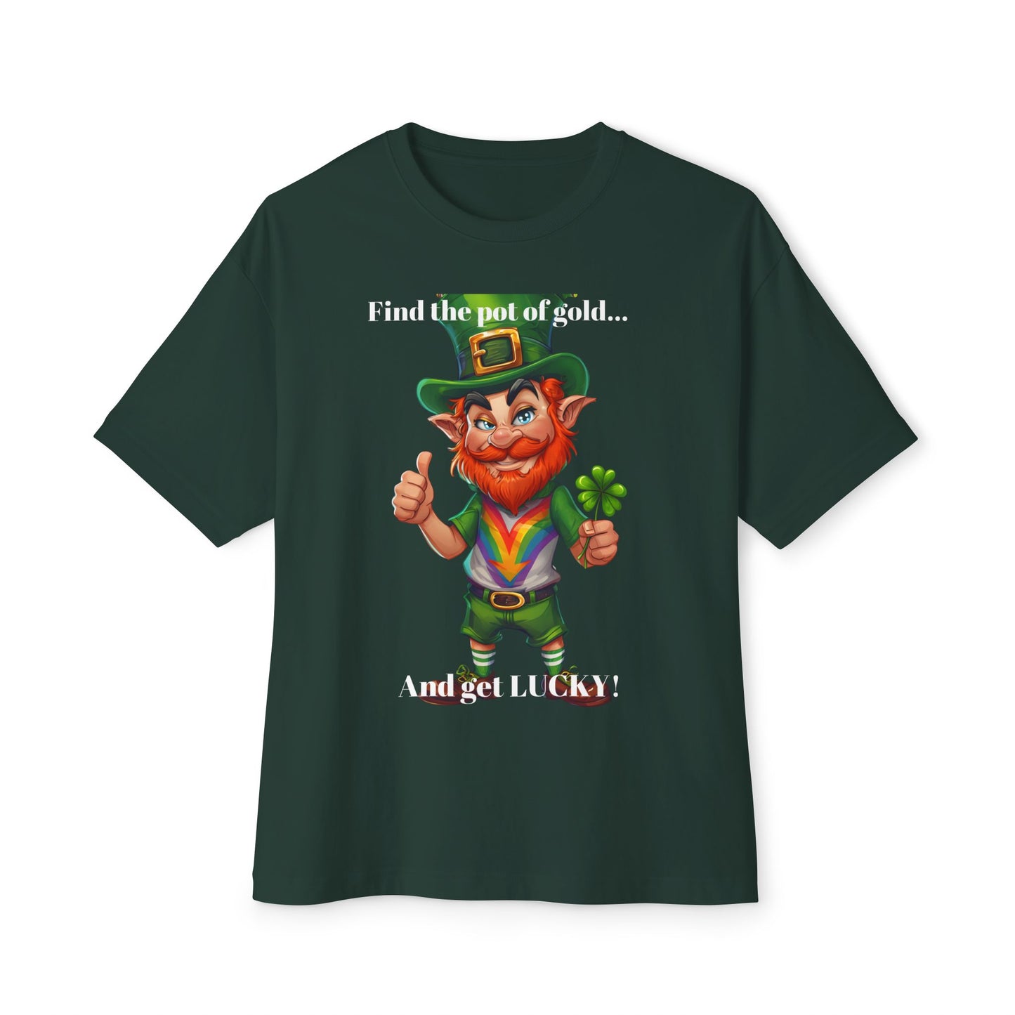 Get Lucky M Unisex Tee - Oversized Boxy Fit