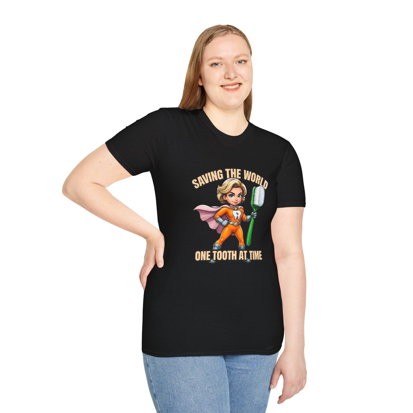 Super Smiles Defender - WW Unisex Softstyle T-Shirt