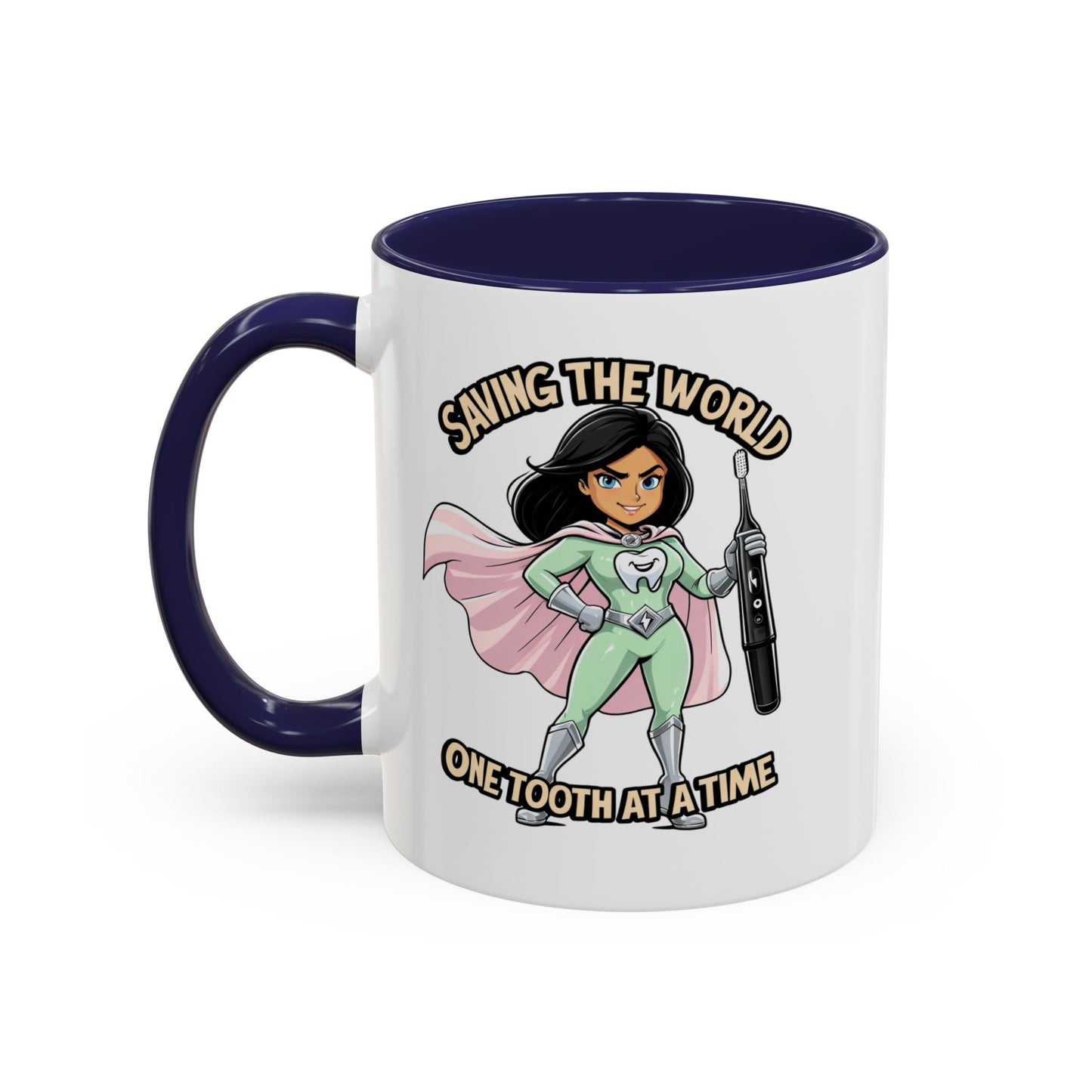 Super Smiles Defender - IW Accent Coffee Mug (11oz)