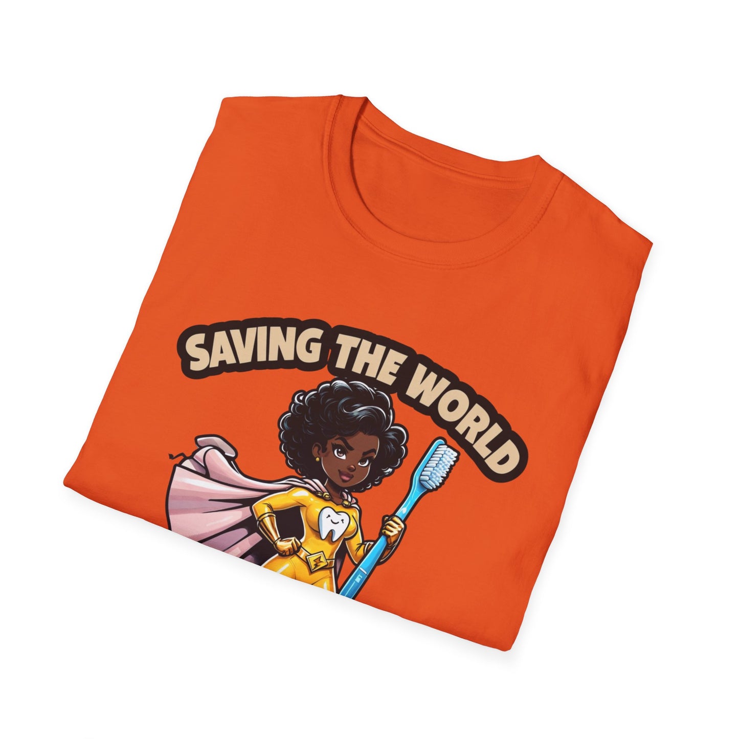Super Smiles Defender - BW T-Shirt - Unisex Softstyle Tee