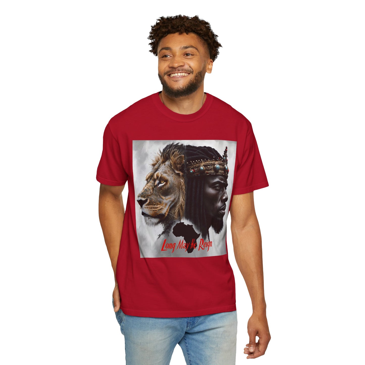 Long May He Reign (fierce) Unisex Garment-Dyed T-shirt
