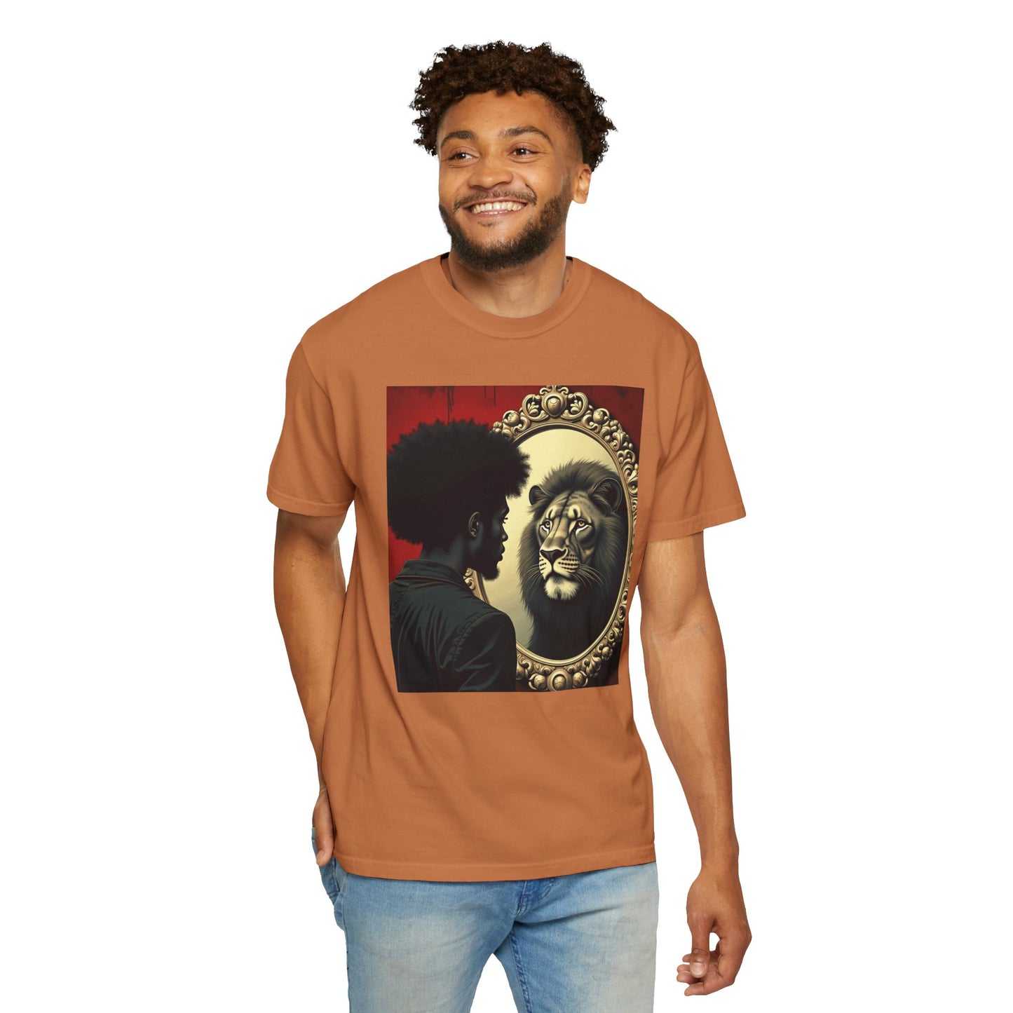 Lion Dentity Unisex Garment-Dyed T-shirt
