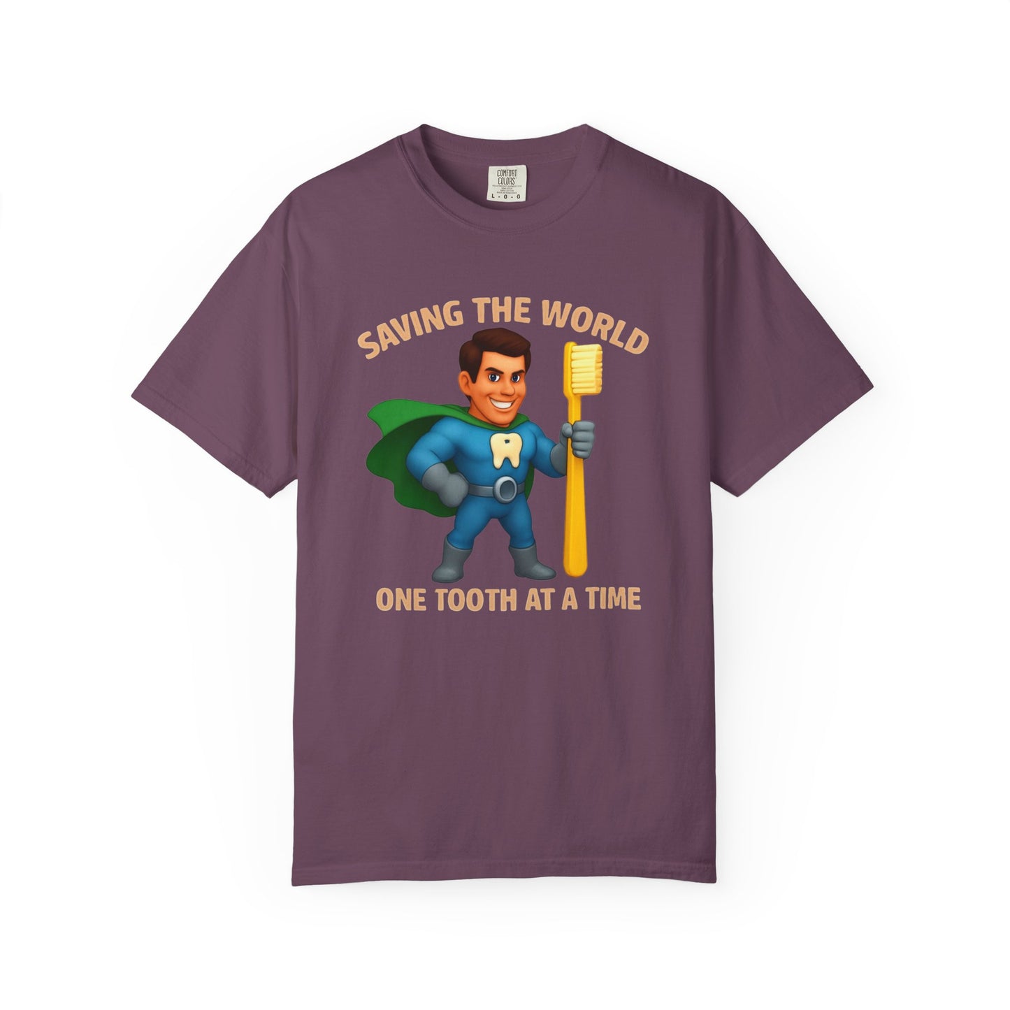 Super Smiles Defender - WM Unisex Garment-Dyed T-shirt