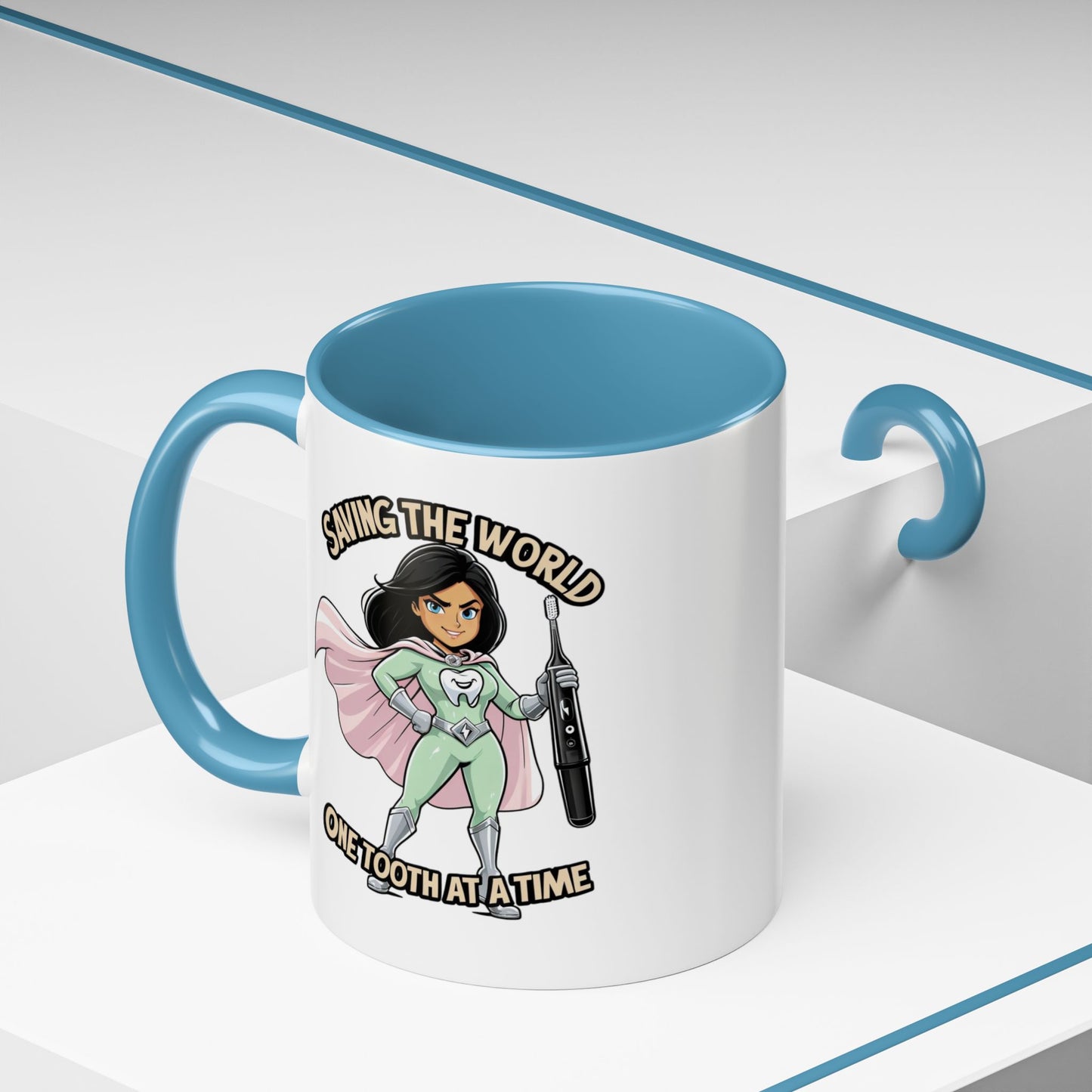 Super Smiles Defender - IW Accent Coffee Mug (11oz)