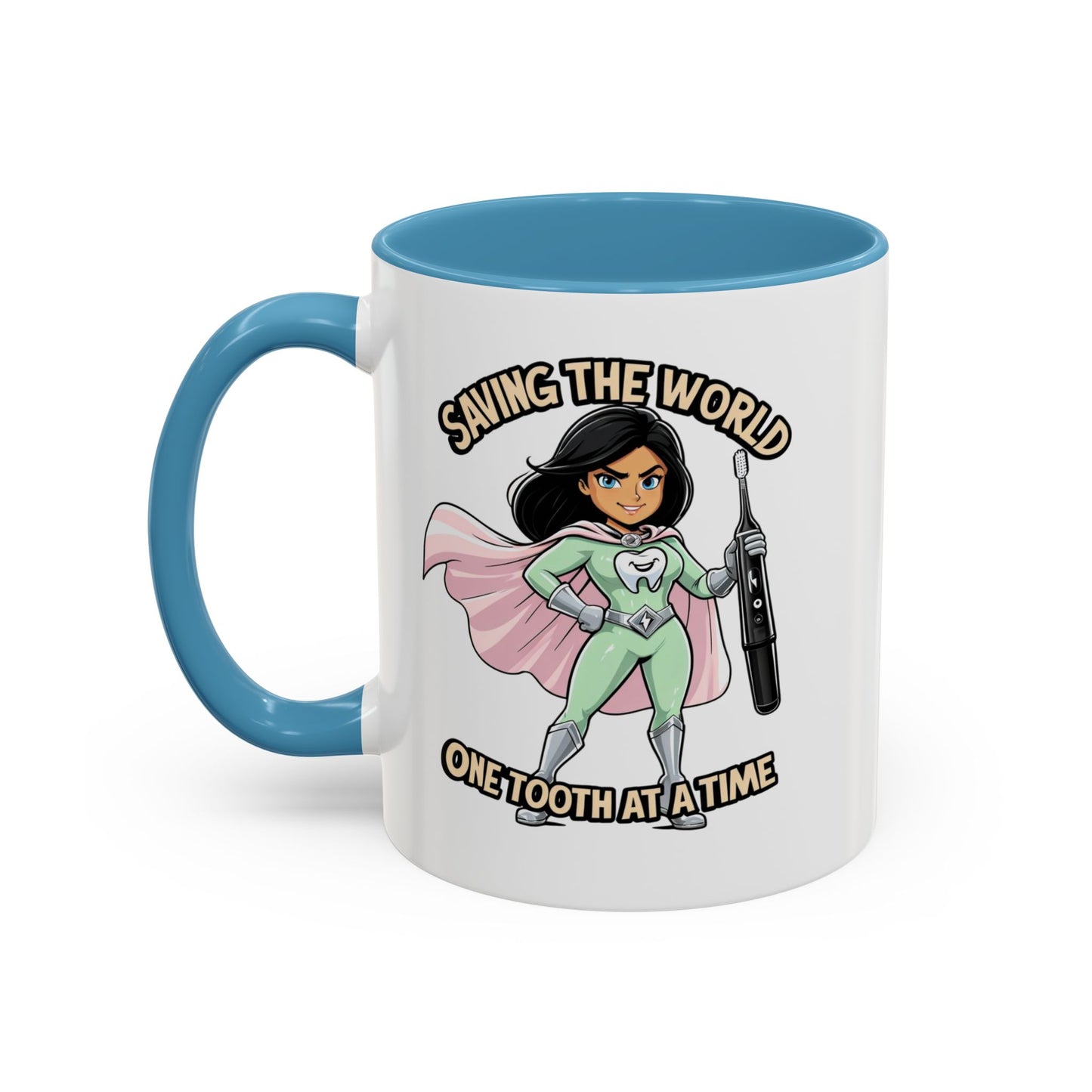 Super Smiles Defender - IW Accent Coffee Mug (11oz)