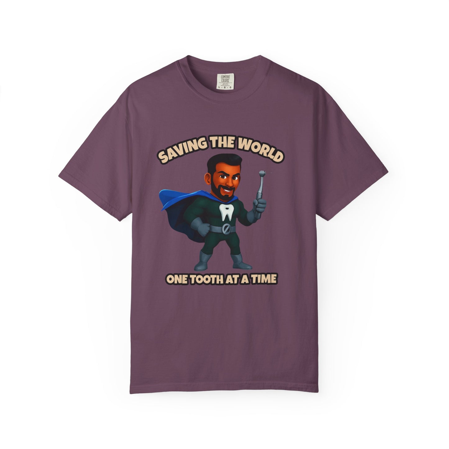 Super Smiles Defender - IM Unisex Garment-Dyed T-shirt