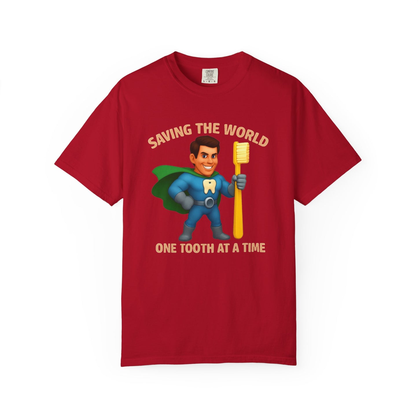 Super Smiles Defender - WM Unisex Garment-Dyed T-shirt