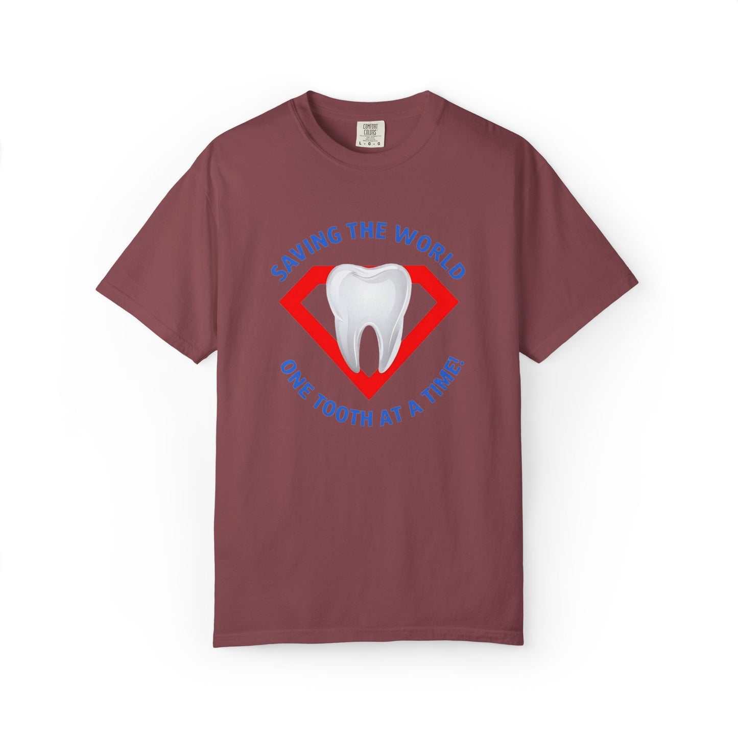 Super Tooth chest emblem Unisex Garment-Dyed T-shirt