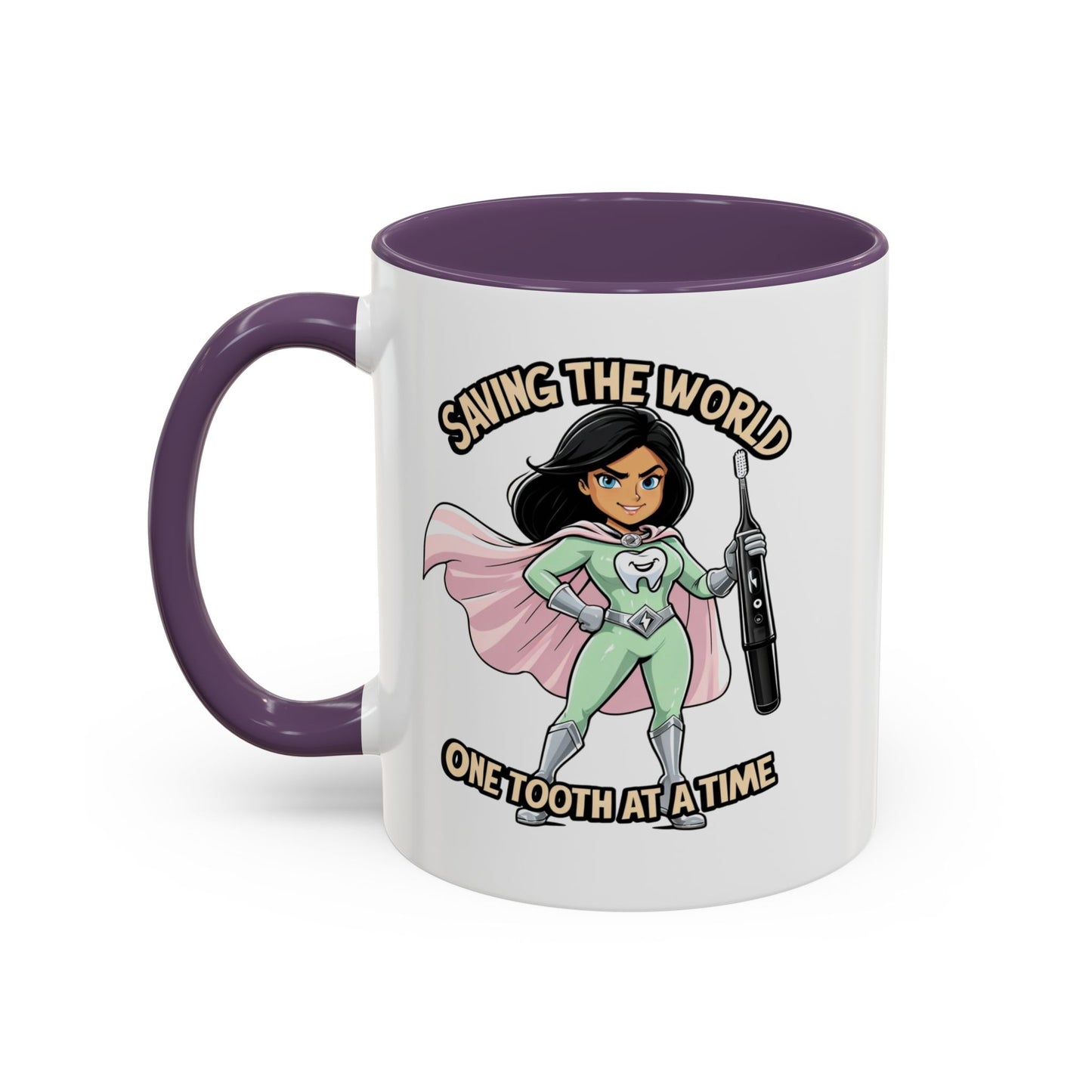 Super Smiles Defender - IW Accent Coffee Mug (11oz)