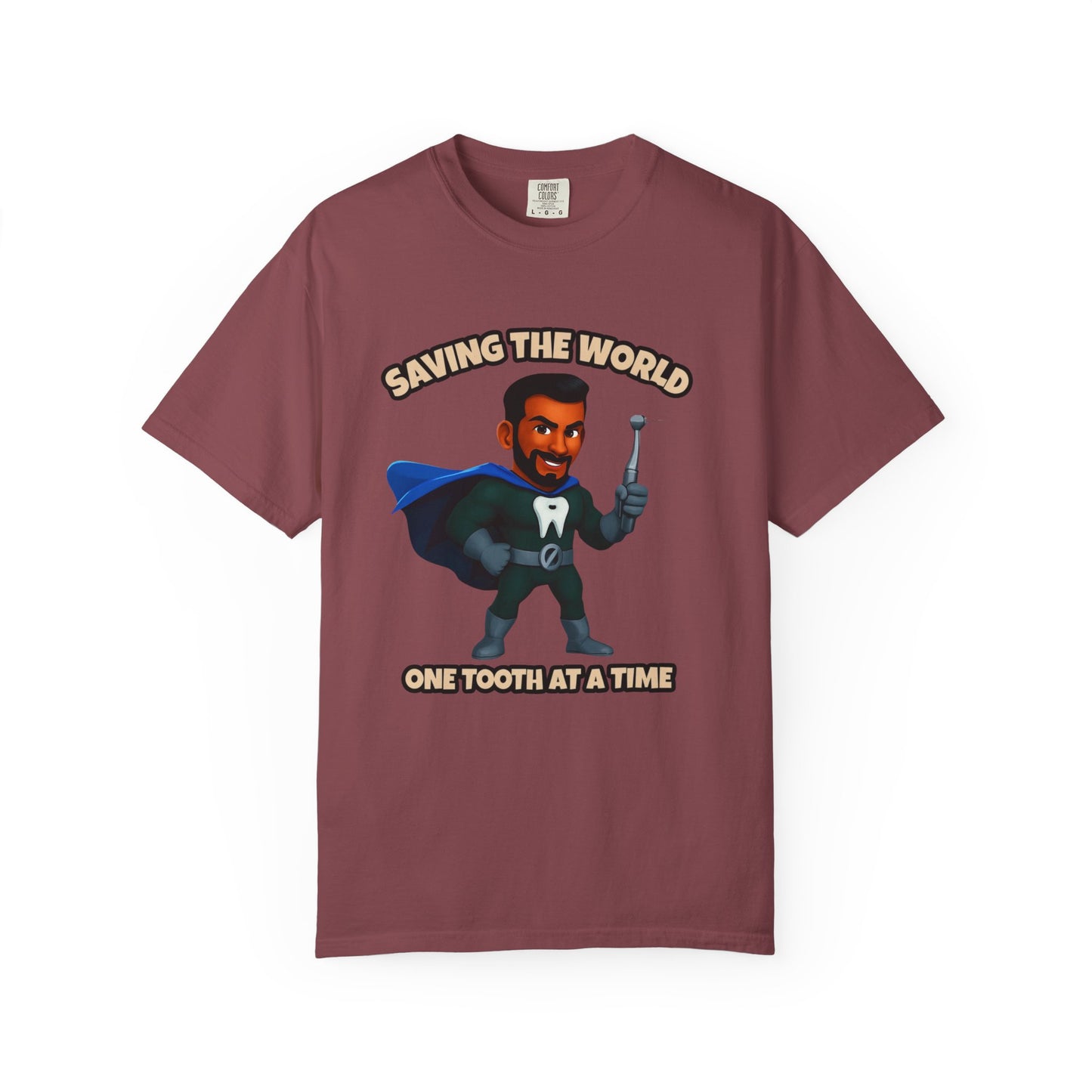 Super Smiles Defender - IM Unisex Garment-Dyed T-shirt
