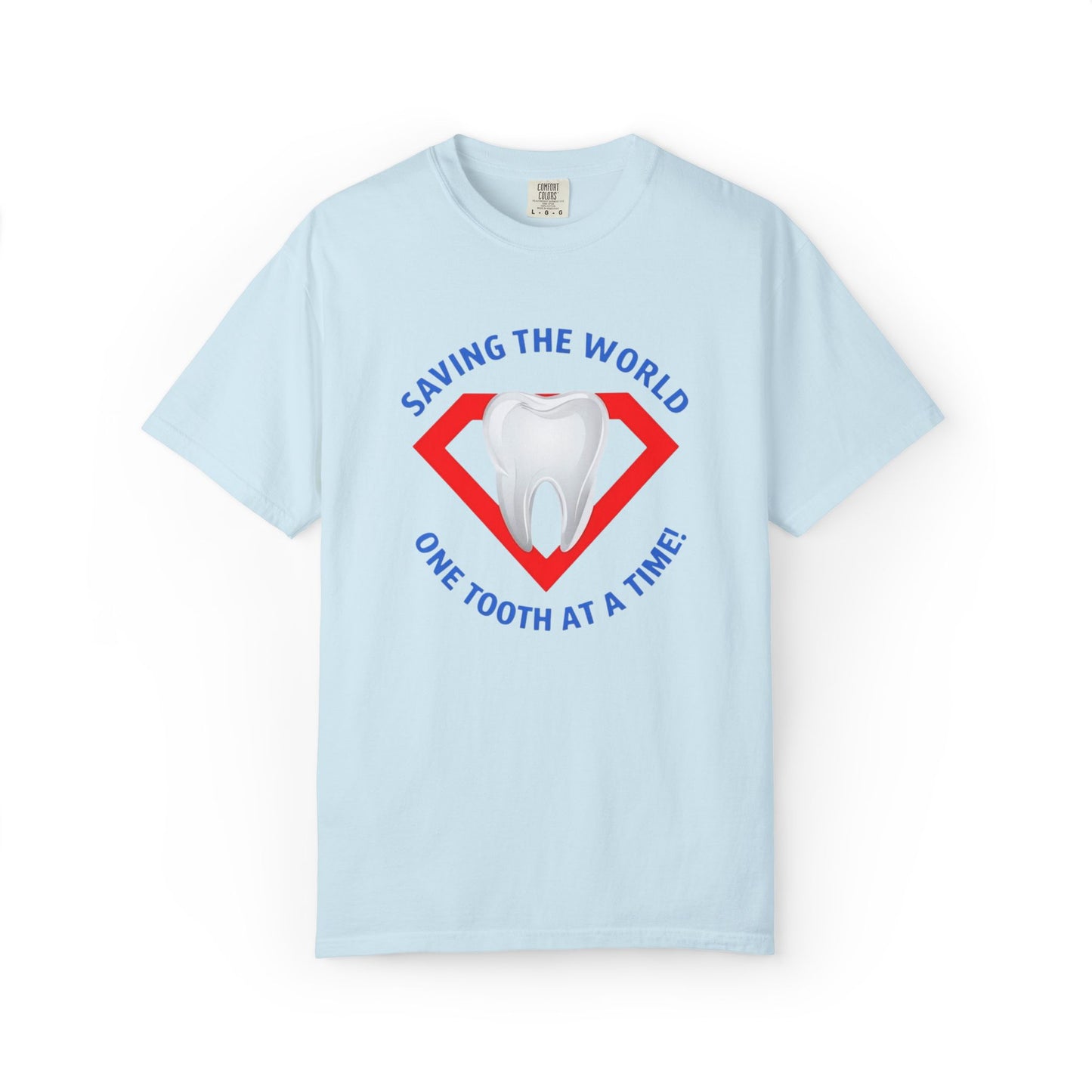 Super Tooth chest emblem Unisex Garment-Dyed T-shirt