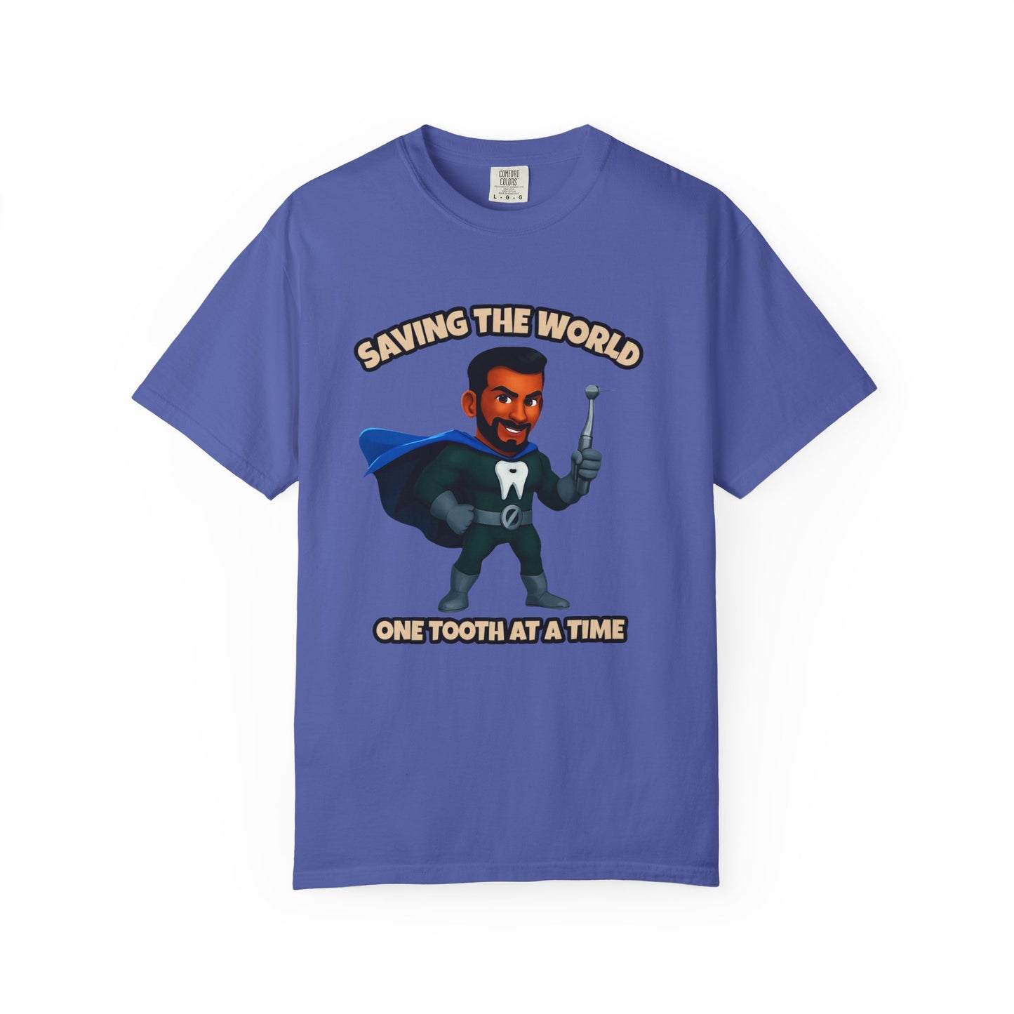 Super Smiles Defender - IM Unisex Garment-Dyed T-shirt