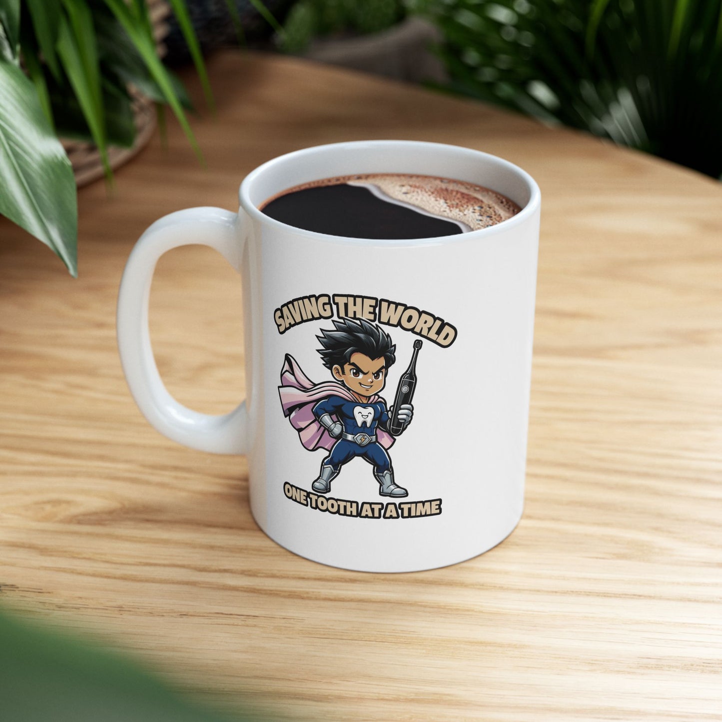 Super Smiles Defender - AM Ceramic Mug (11oz)