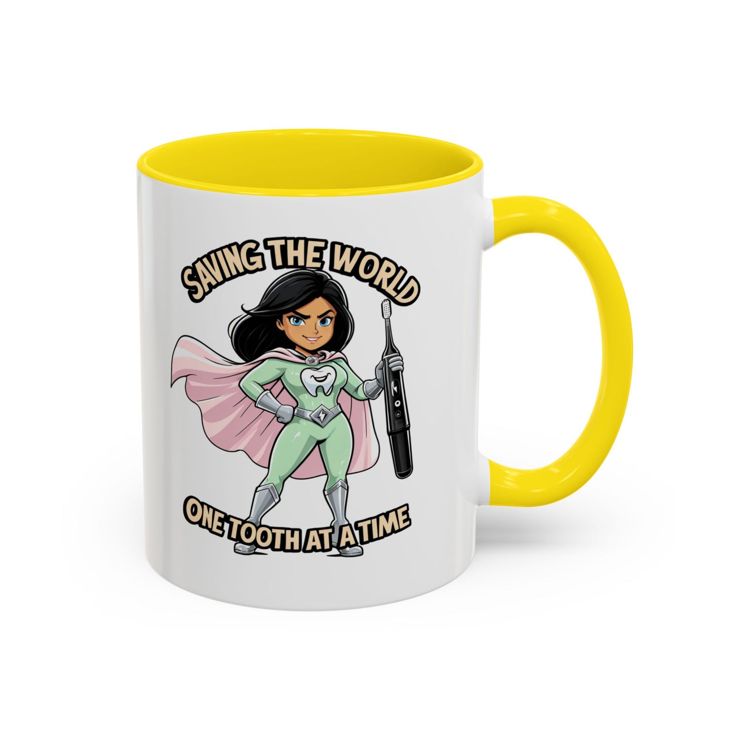 Super Smiles Defender - IW Accent Coffee Mug (11oz)