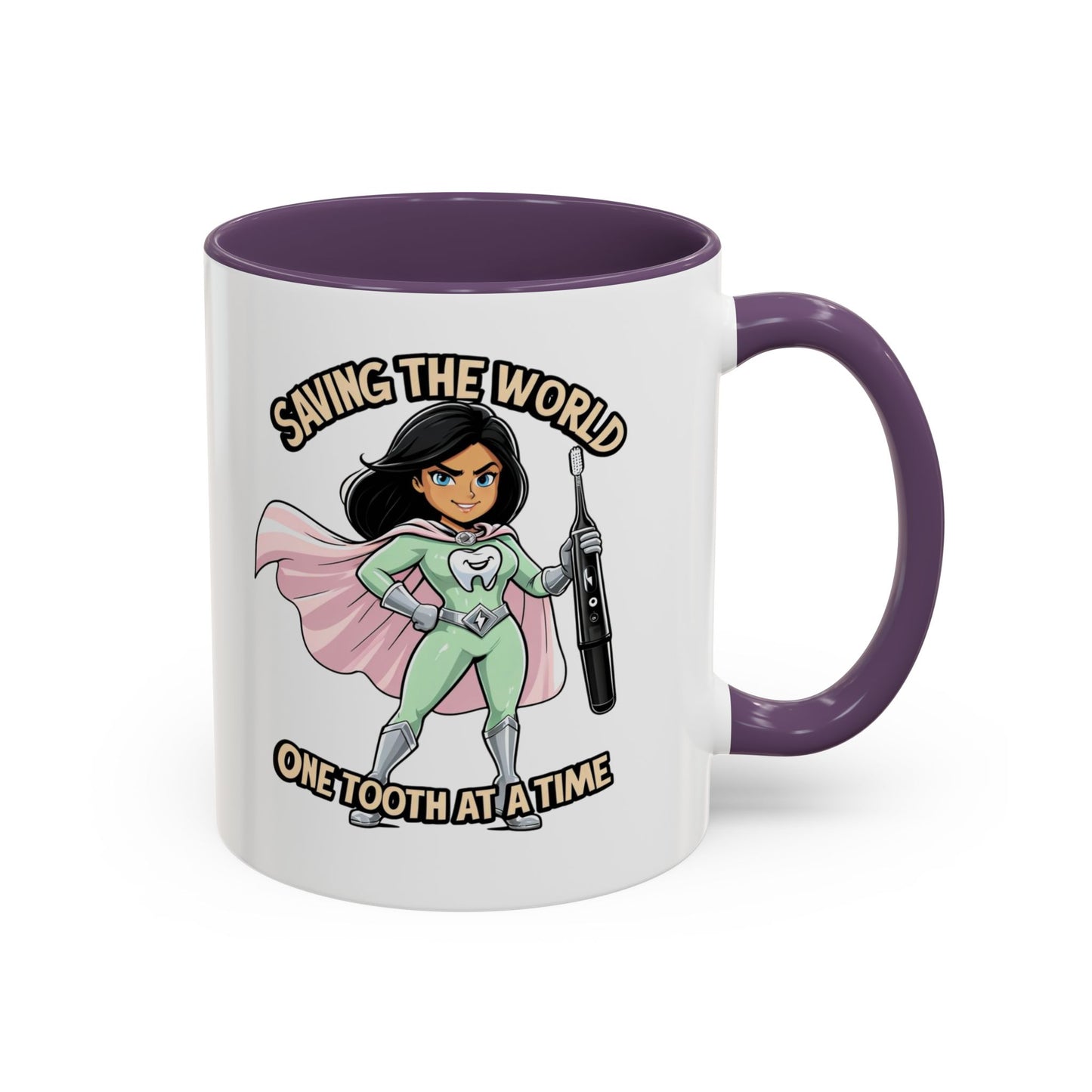 Super Smiles Defender - IW Accent Coffee Mug (11oz)