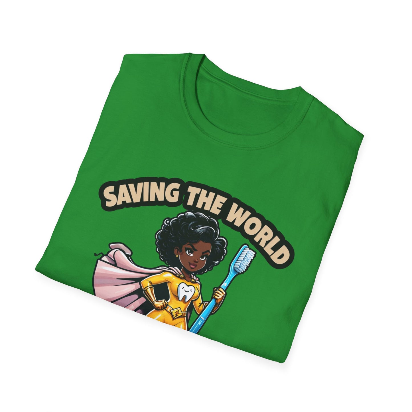 Super Smiles Defender - BW T-Shirt - Unisex Softstyle Tee