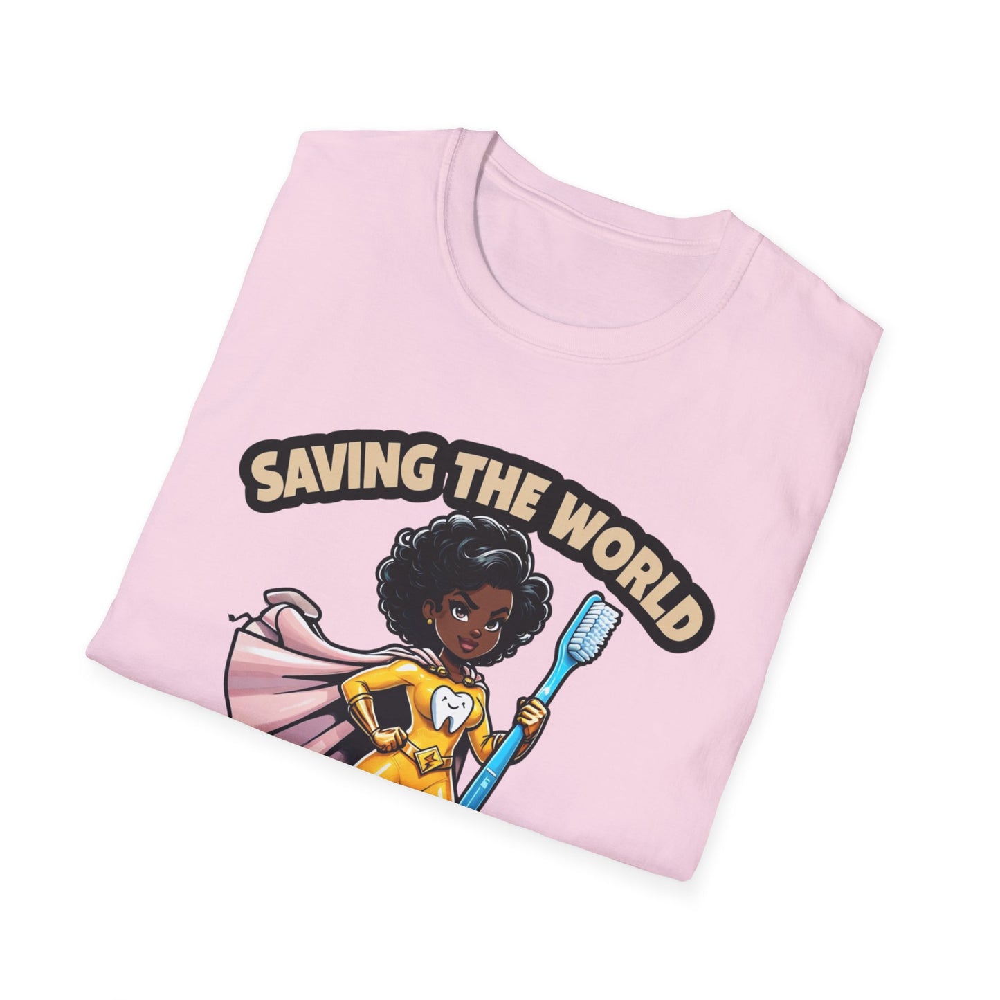 Super Smiles Defender - BW T-Shirt - Unisex Softstyle Tee
