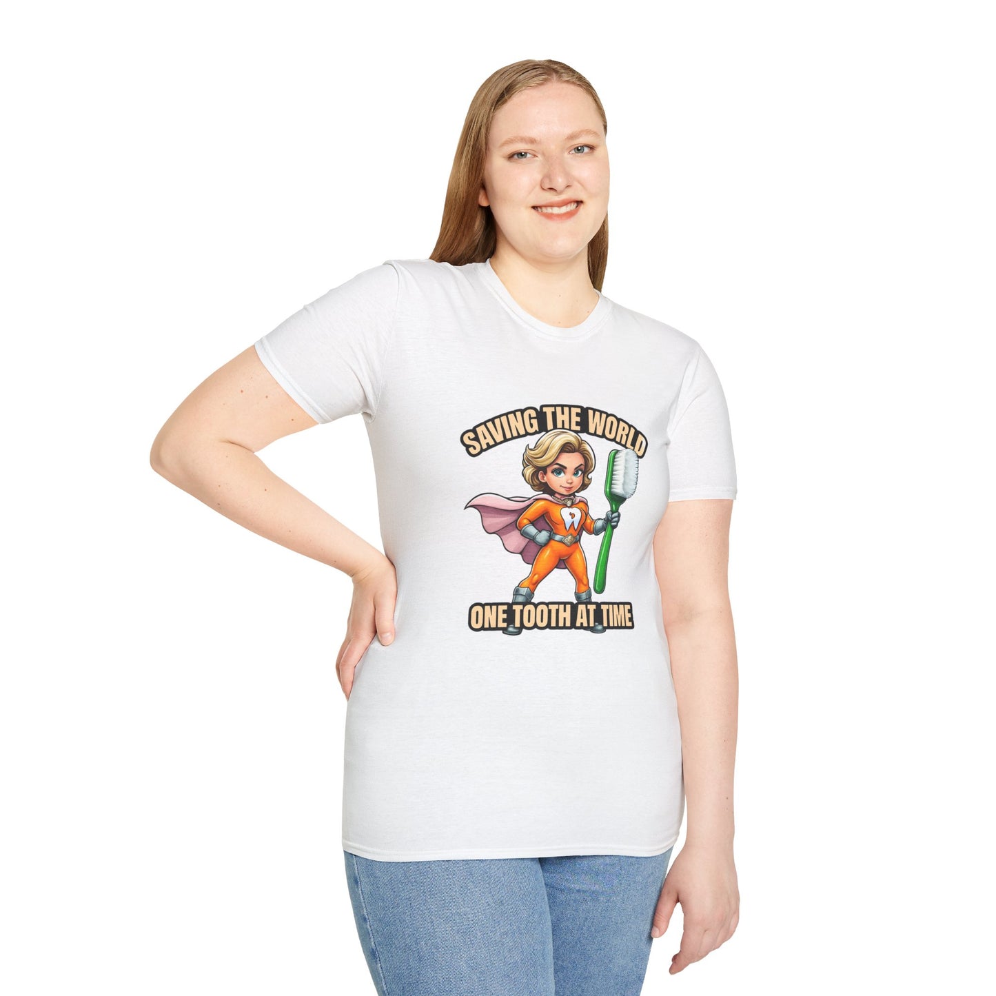Super Smiles Defender - WW Unisex Softstyle T-Shirt