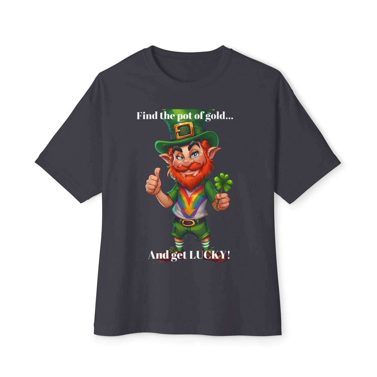 Get Lucky M Unisex Tee - Oversized Boxy Fit