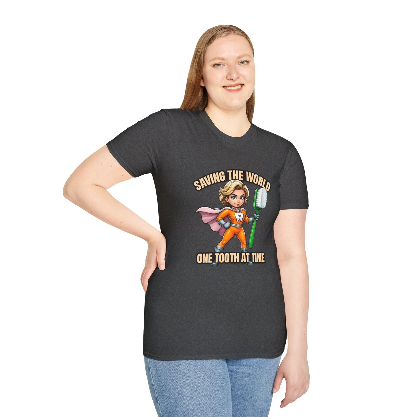 Super Smiles Defender - WW Unisex Softstyle T-Shirt