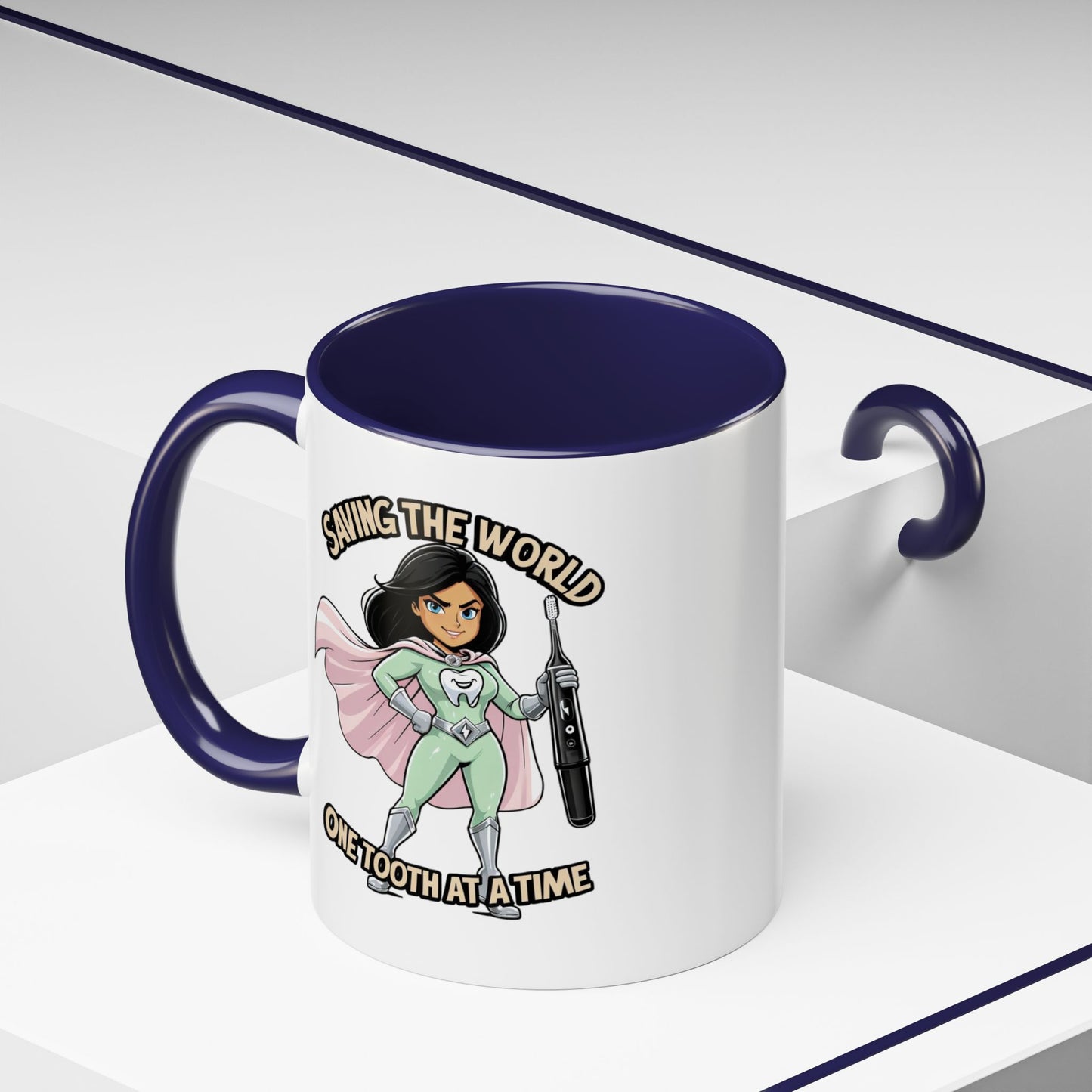 Super Smiles Defender - IW Accent Coffee Mug (11oz)