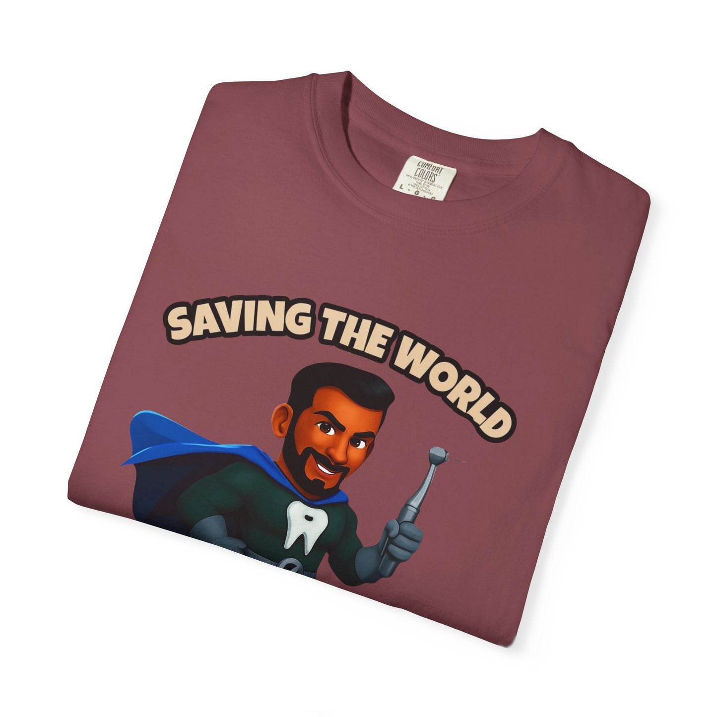 Super Smiles Defender - IM Unisex Garment-Dyed T-shirt