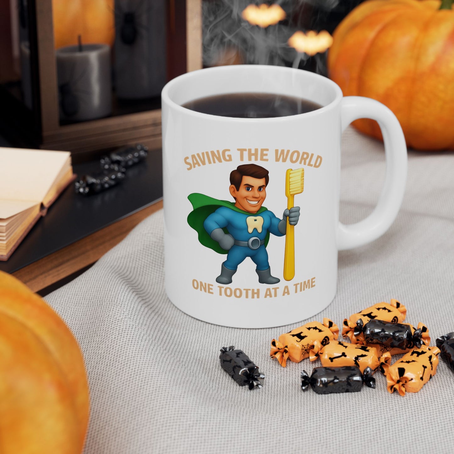 Super Smiles Defender - WM Ceramic Mug, (11oz)