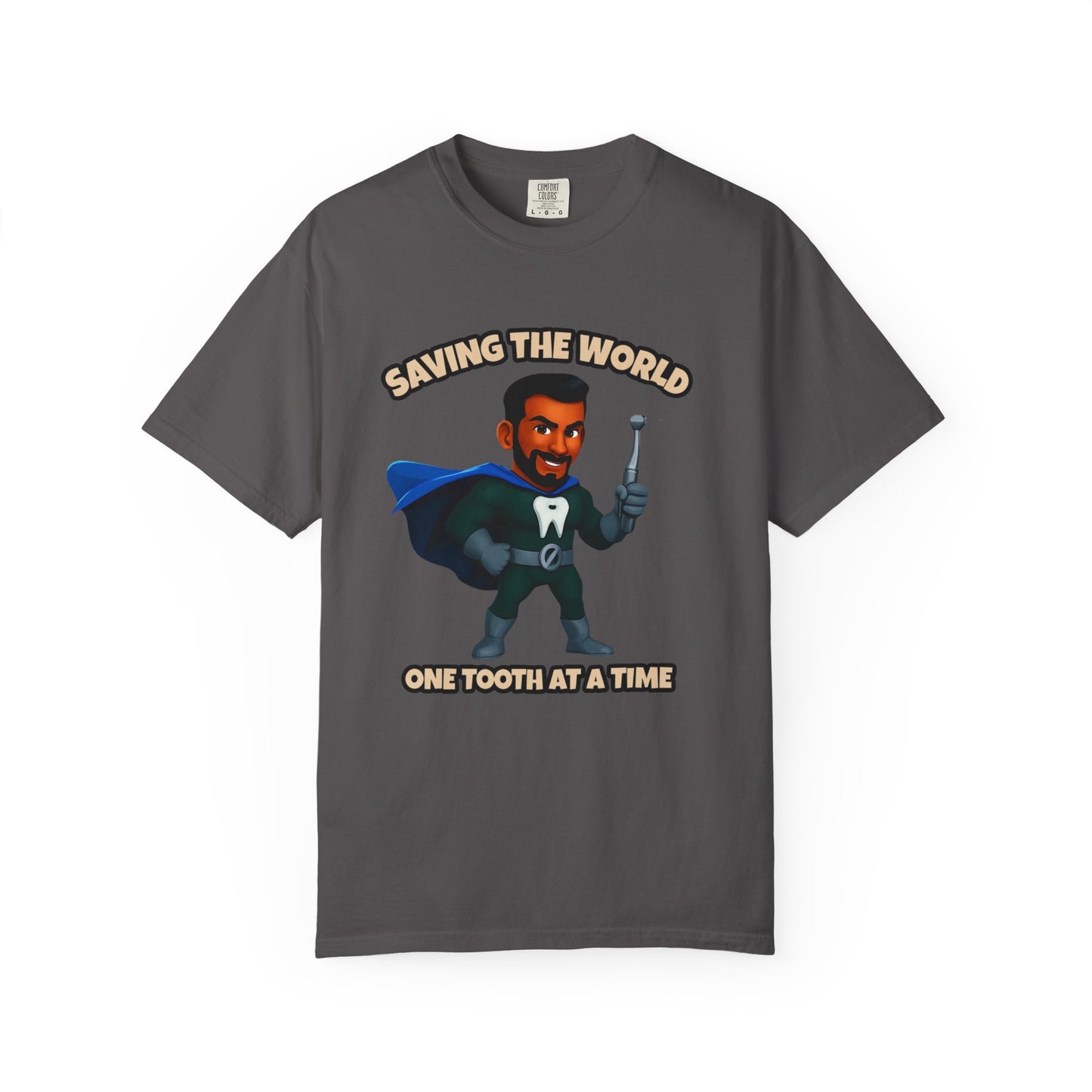 Super Smiles Defender - IM Unisex Garment-Dyed T-shirt