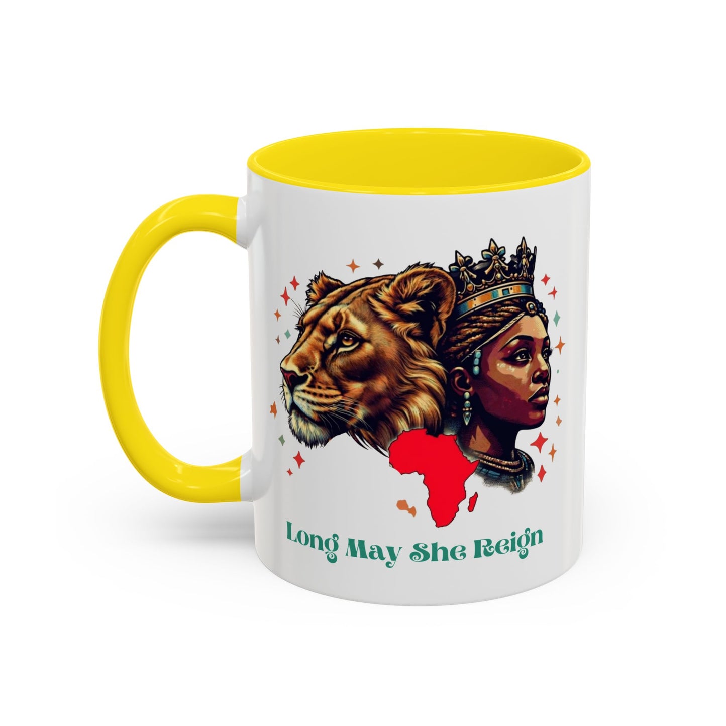 Long May She Reign -  Accent Coffee Mug (11oz)