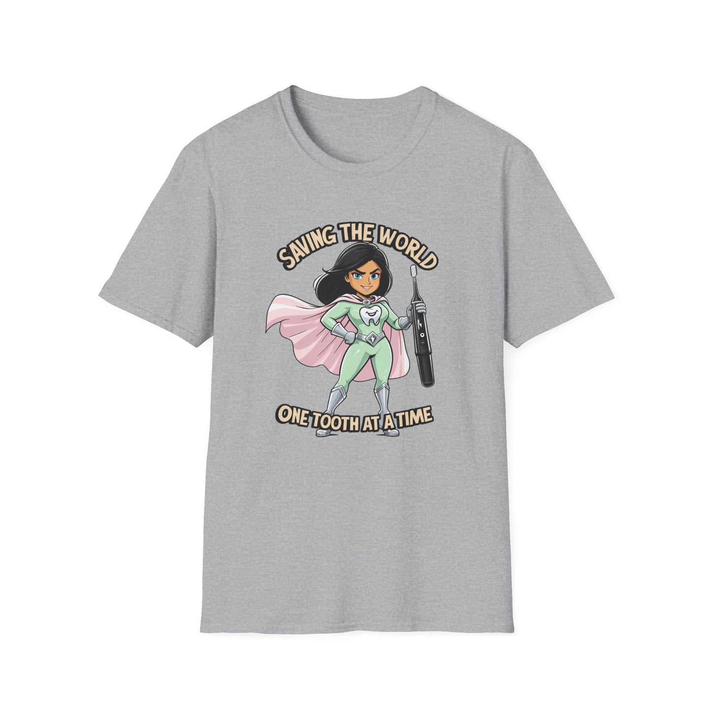 Super Smiles Defender - IW  Unisex Softstyle T-Shirt