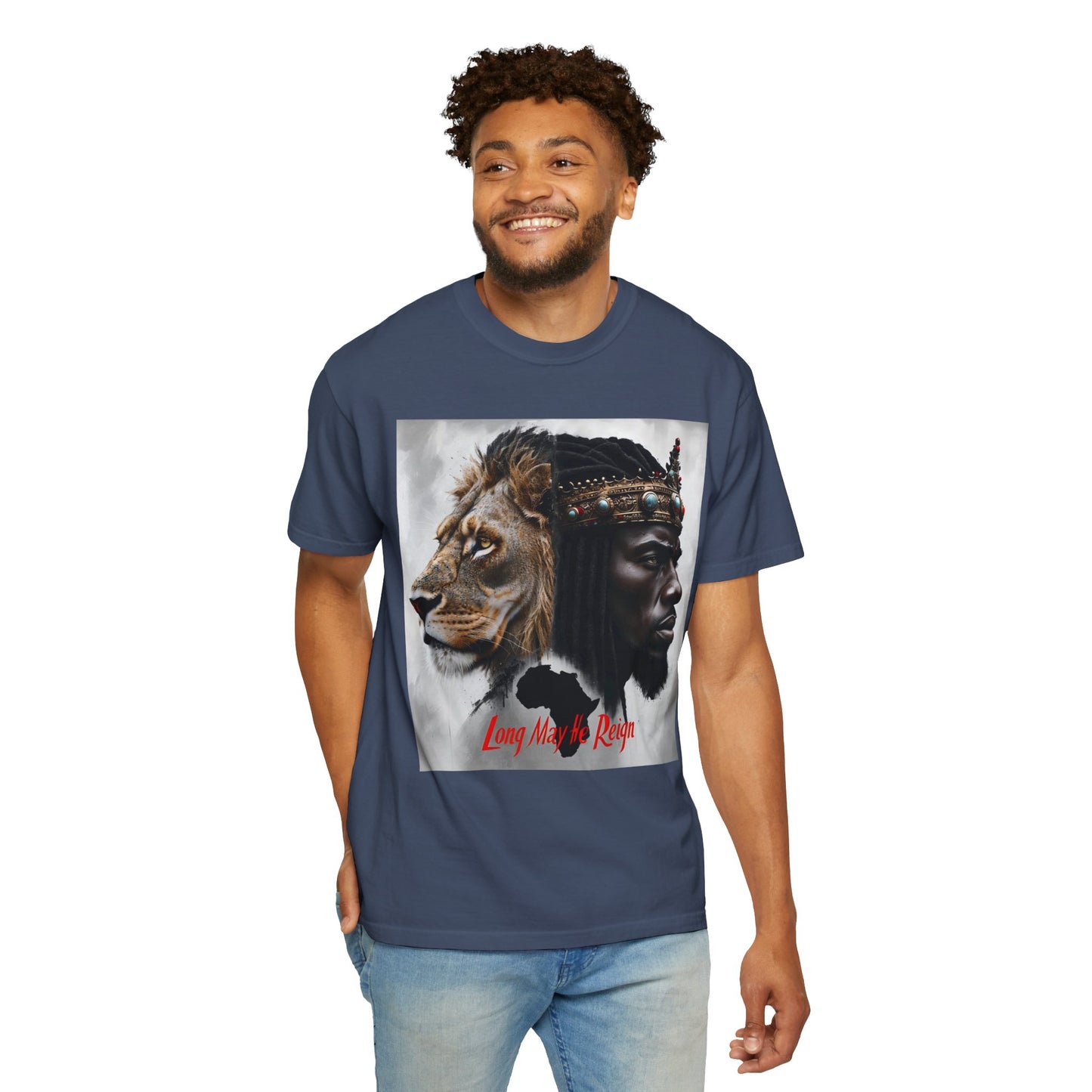 Long May He Reign (fierce) Unisex Garment-Dyed T-shirt