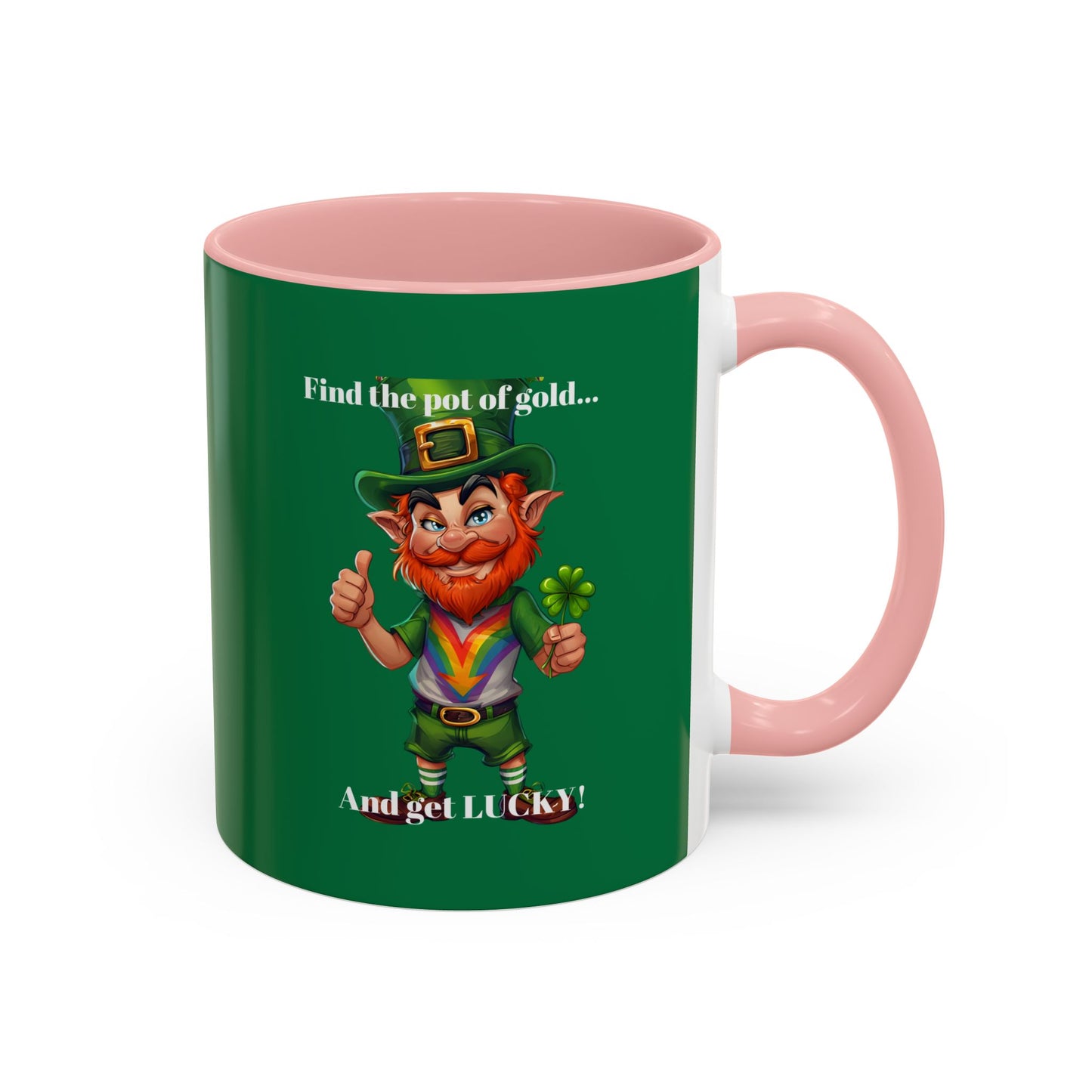 Accent Mug - Get Lucky M Design - 11oz